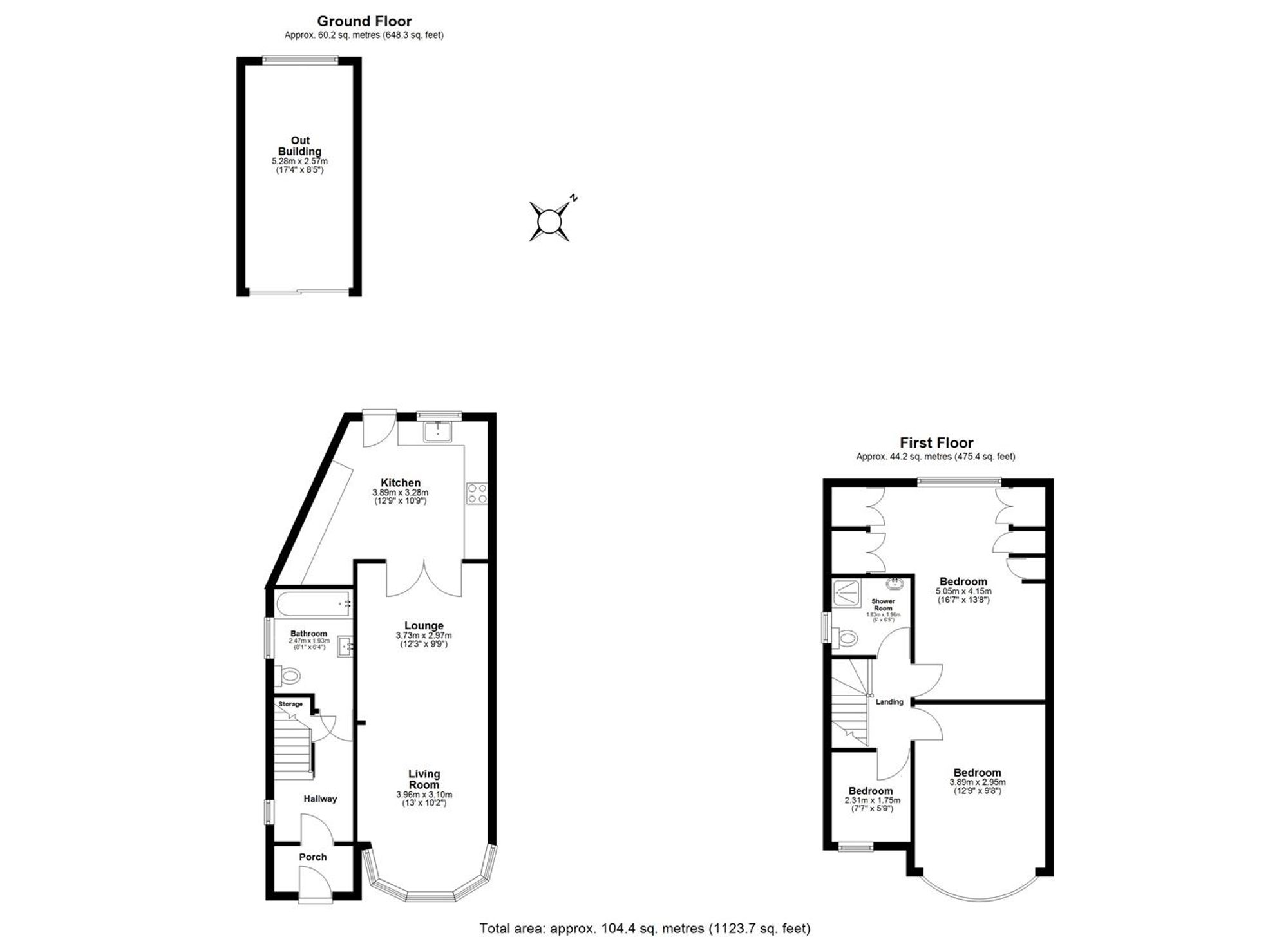 61, Caterham Avenue floorplan