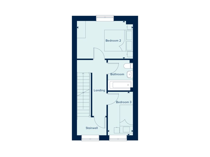 96, Budding Close, Fareham floorplan