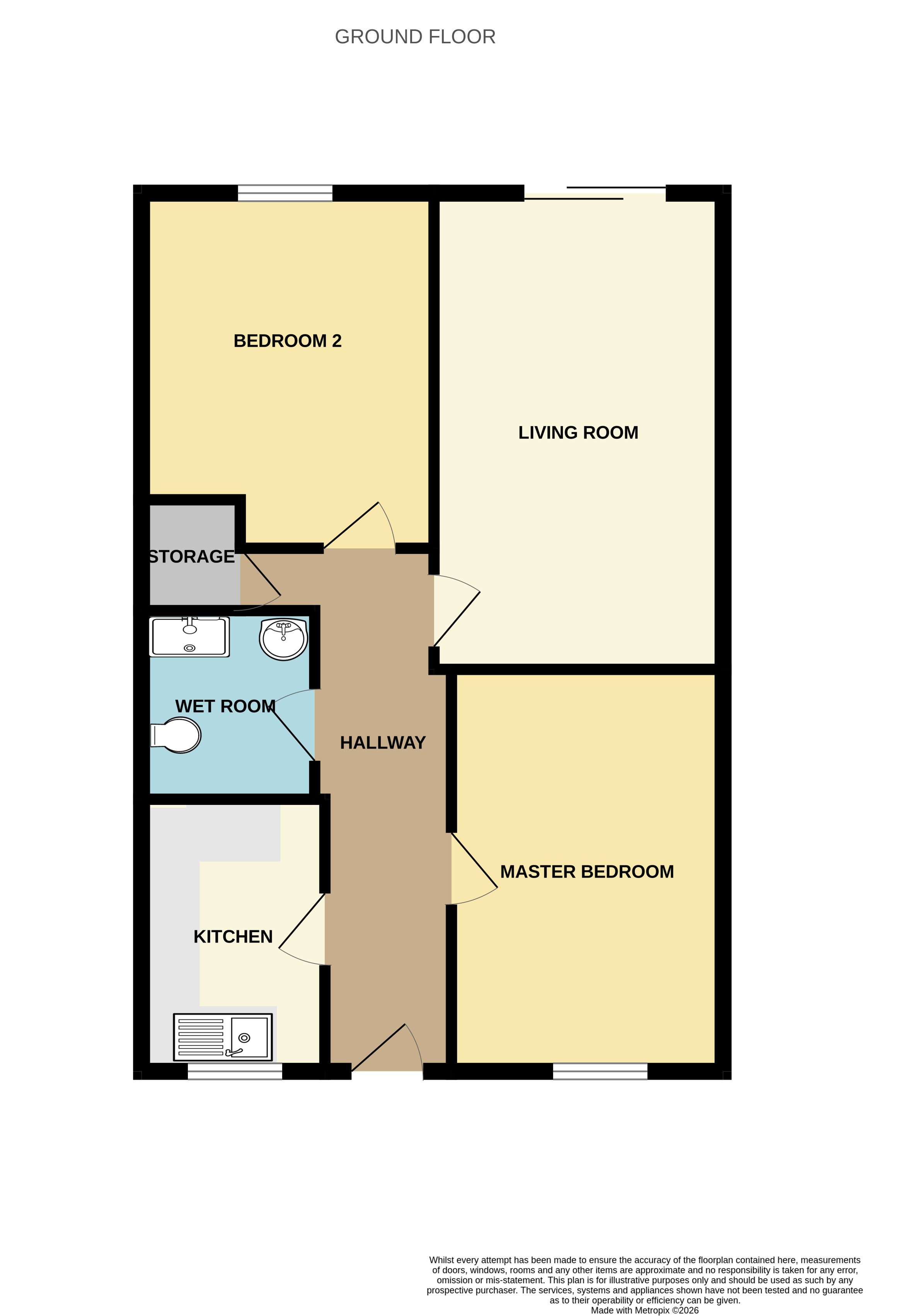 34, Cherry Bank, Cannock floorplan