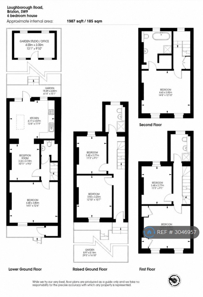 Loughborough Road, London floorplan