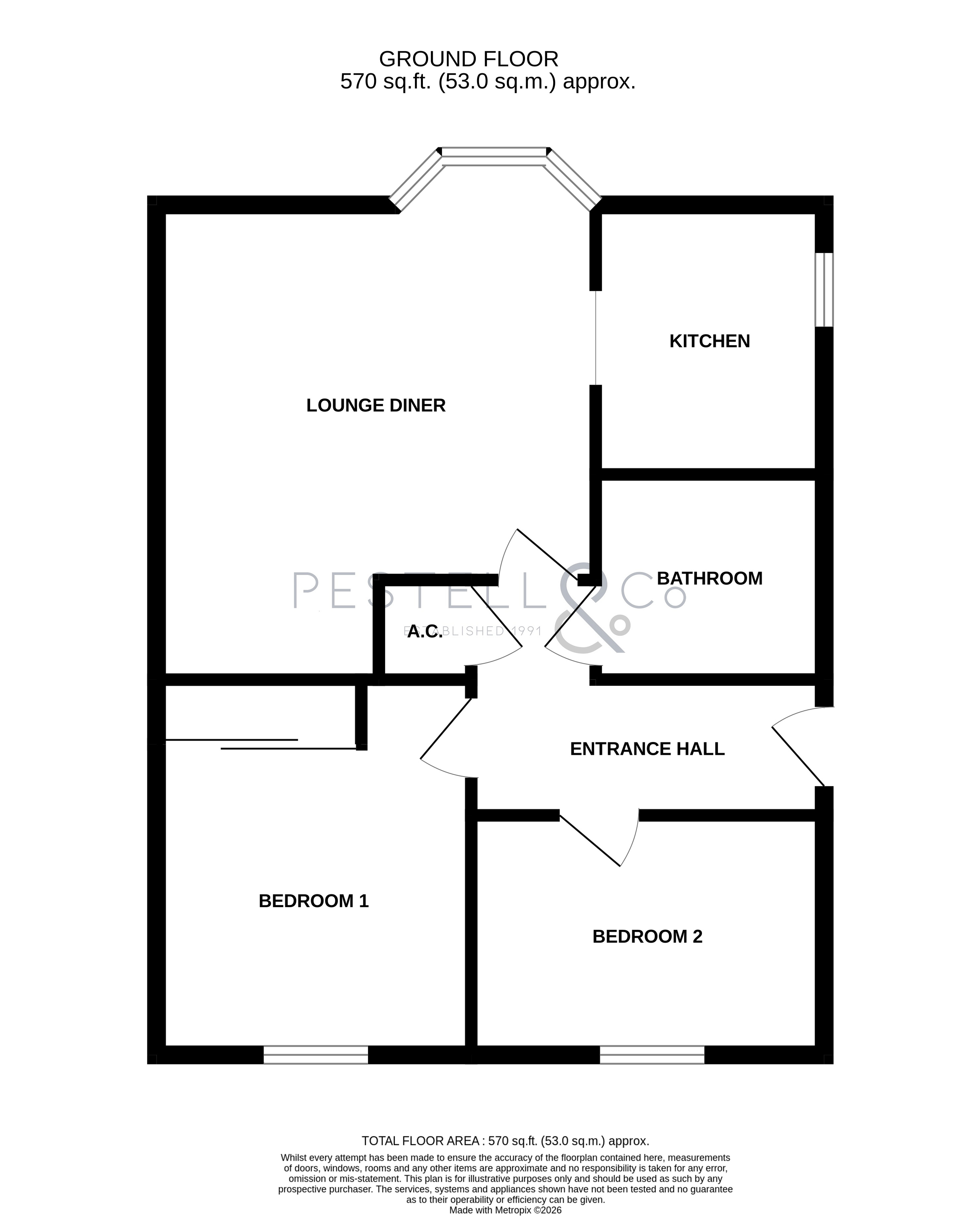12, Manse Gardens, Great Dunmow floorplan