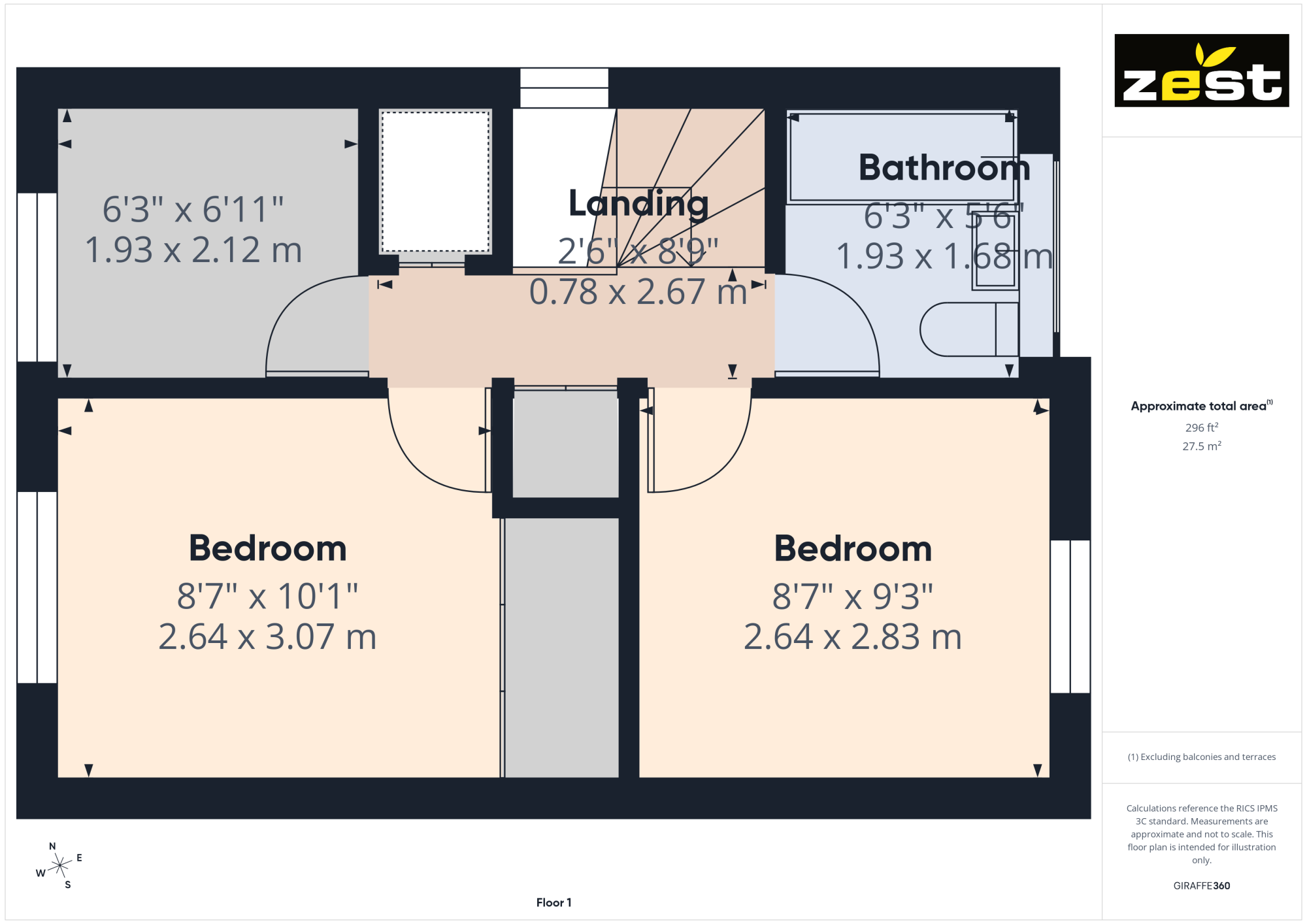 1, Howdale Road, Hull floorplan
