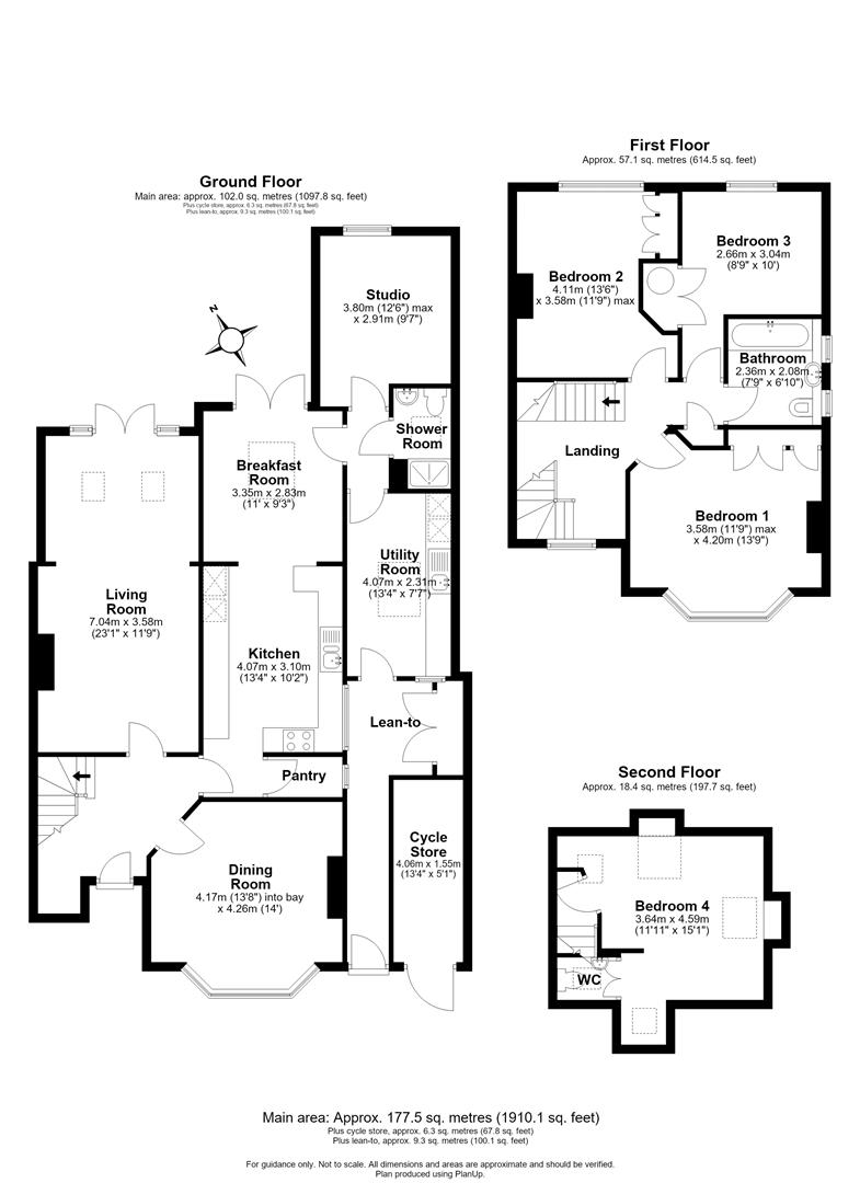 76, Gilbert Road, Cambridge floorplan