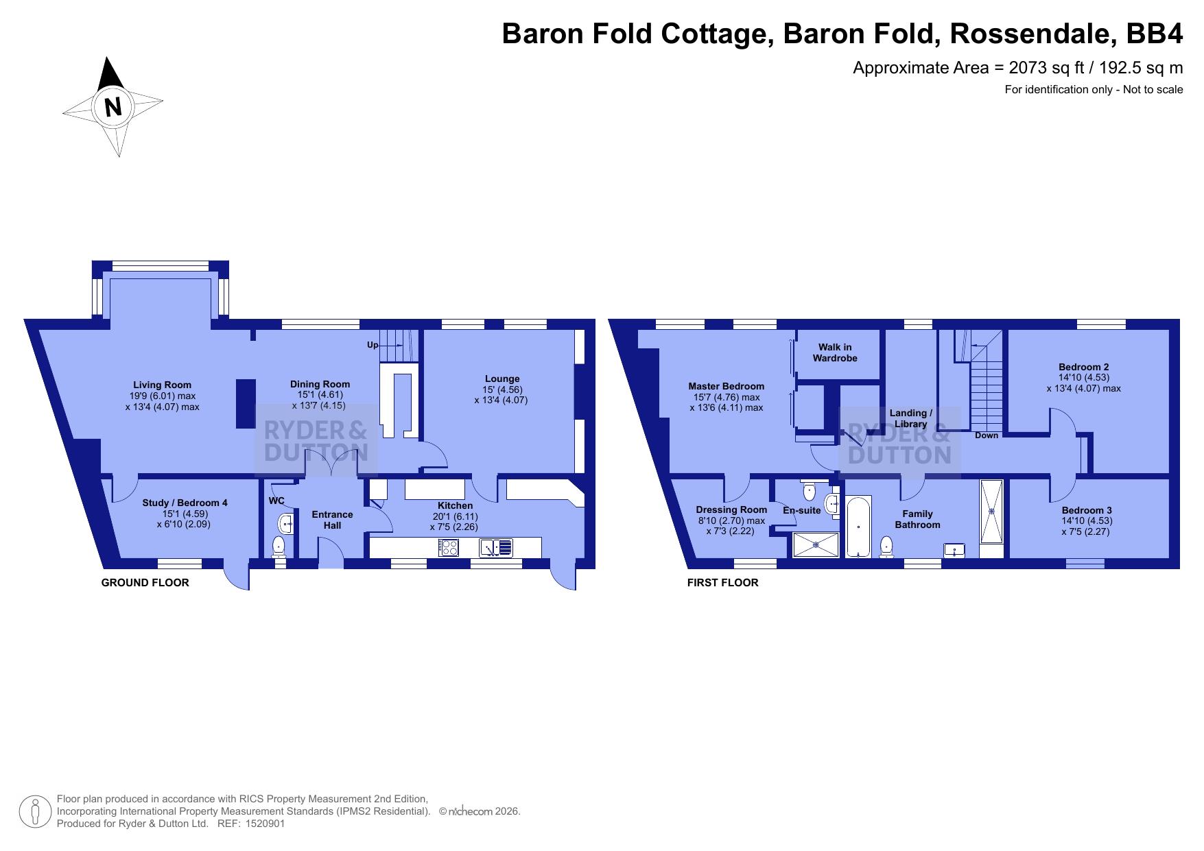 Baron Fold Cottage,, Baron Fold, Rossendale floorplan