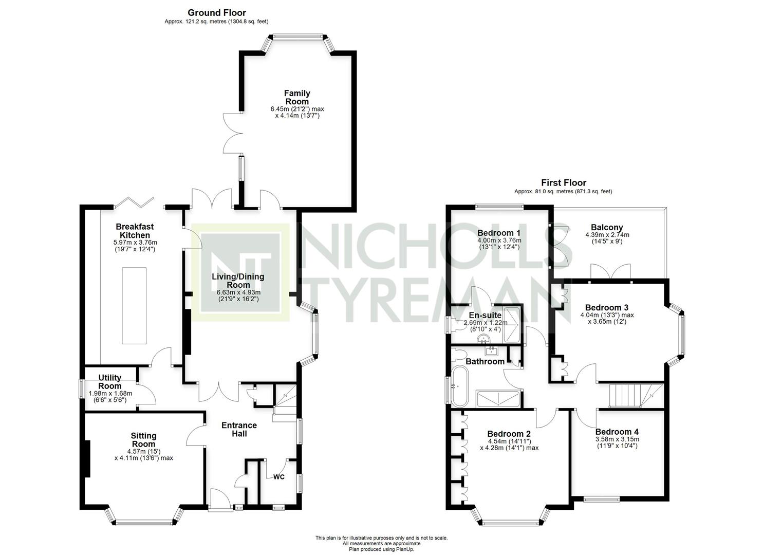 1, Wayside Crescent, Harrogate floorplan
