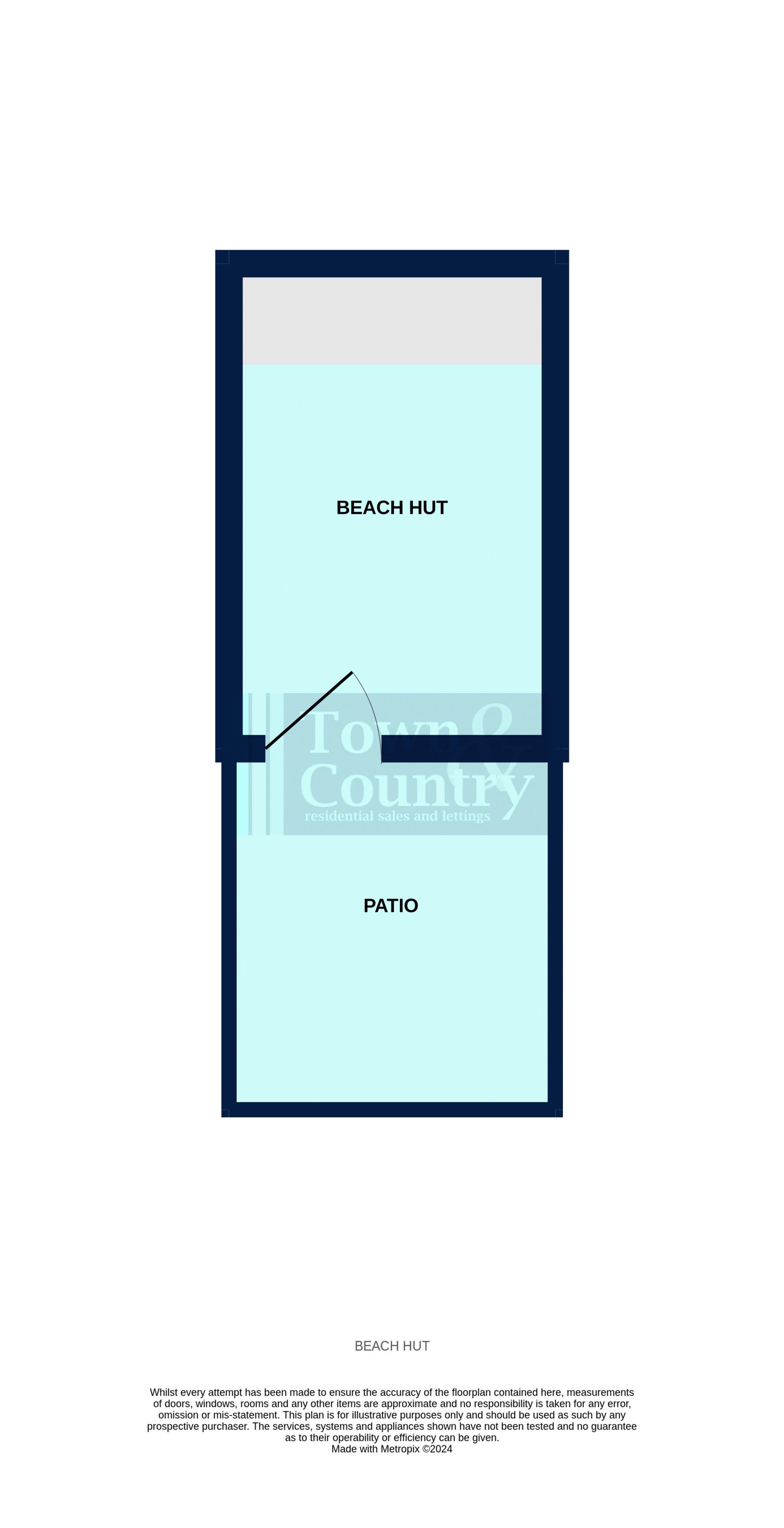 137 Beach Hut, Promenade Way, Colchester floorplan