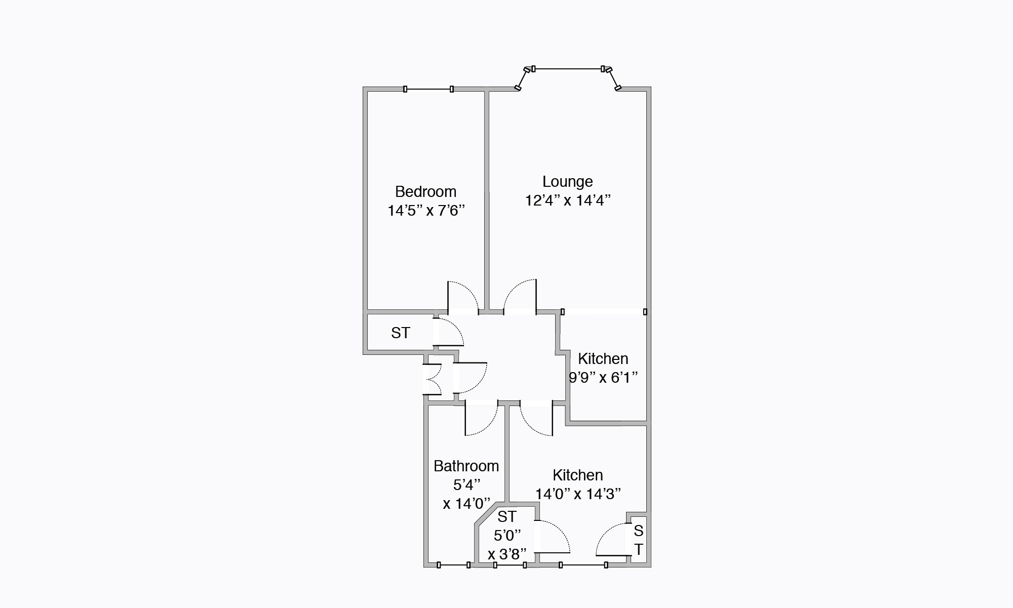 2 Bedrooms Flat for sale in Kings Park Road, Flat 0/1, Kings Park, Glasgow G44