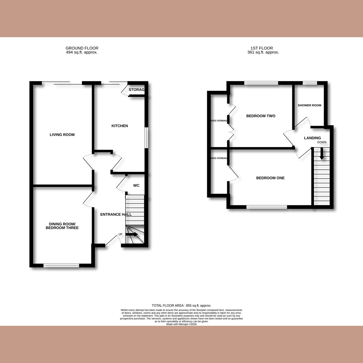 147, Clifton Avenue, Benfleet floorplan
