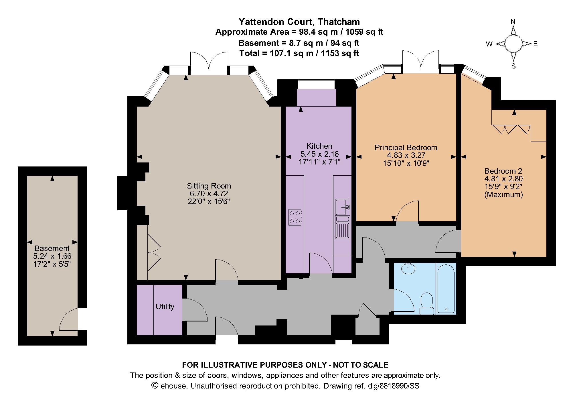 3, Yattendon Court, Thatcham floorplan