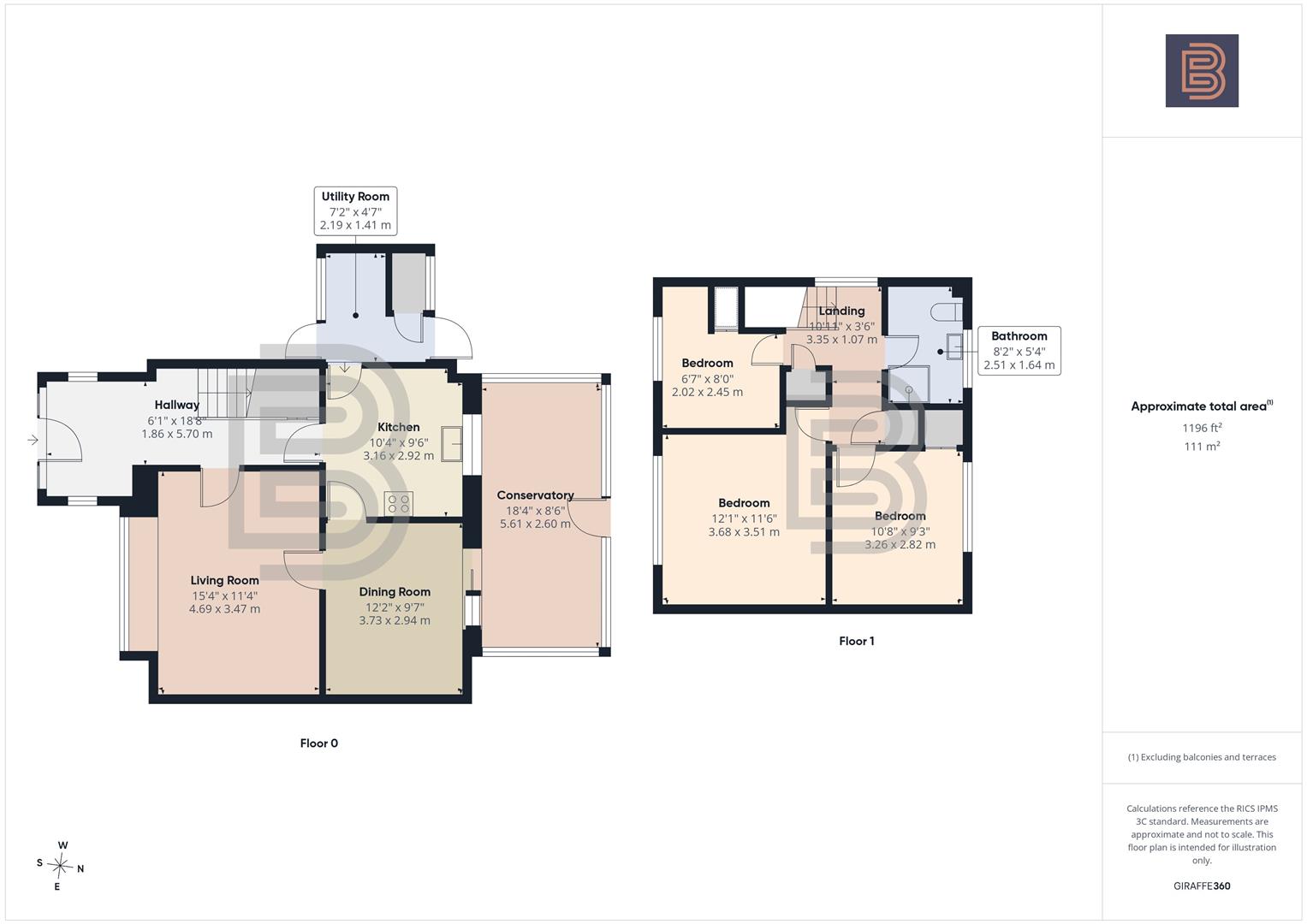 Onley Park, Rugby floorplan