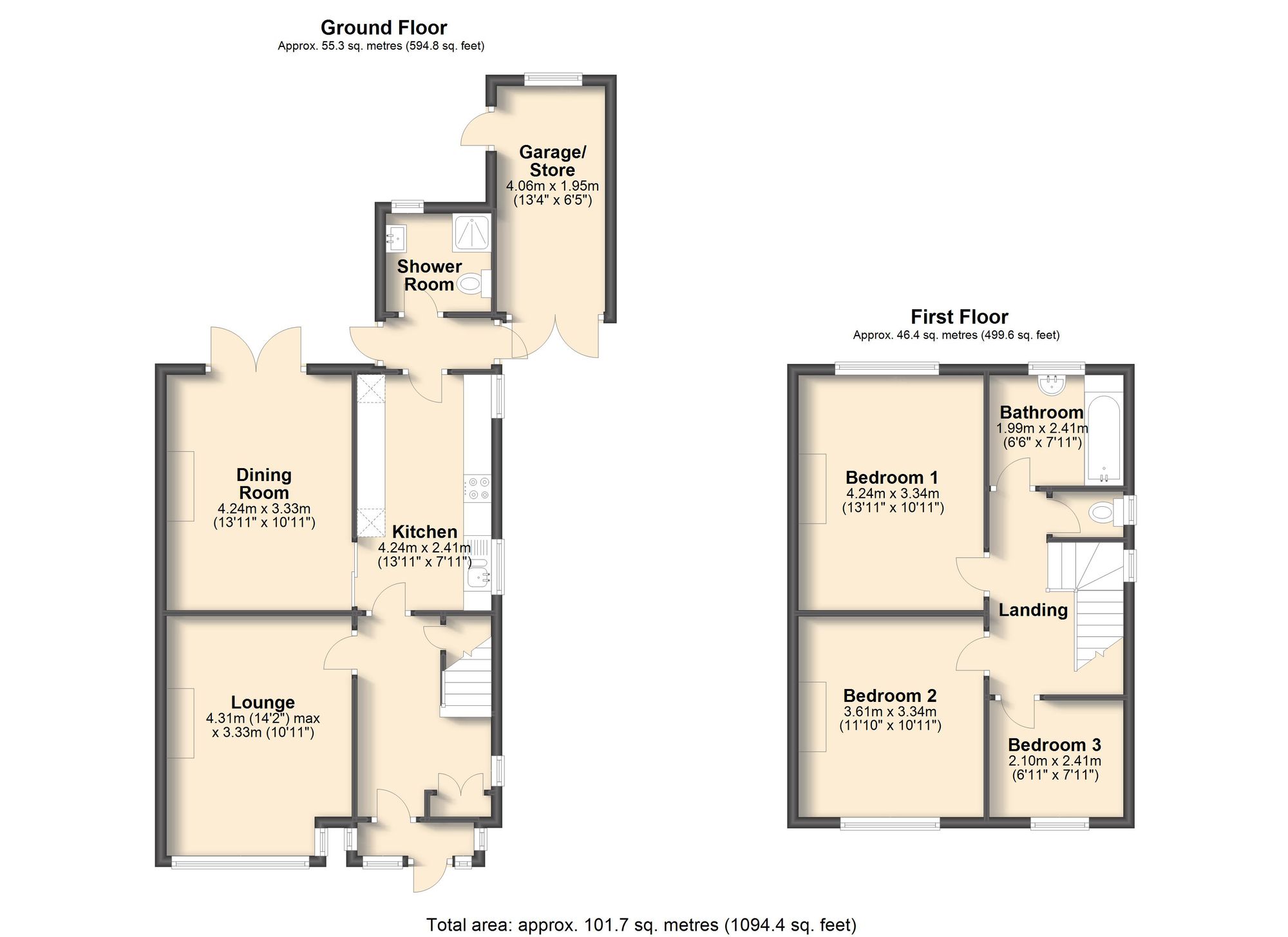Littlemoor, Chesterfield S41, 3 bedroom semidetached house for sale