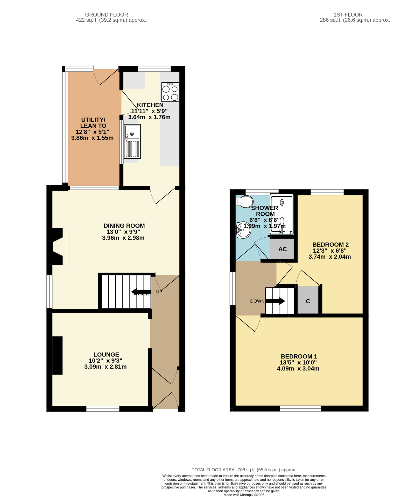 192 Huish, Yeovil floorplan
