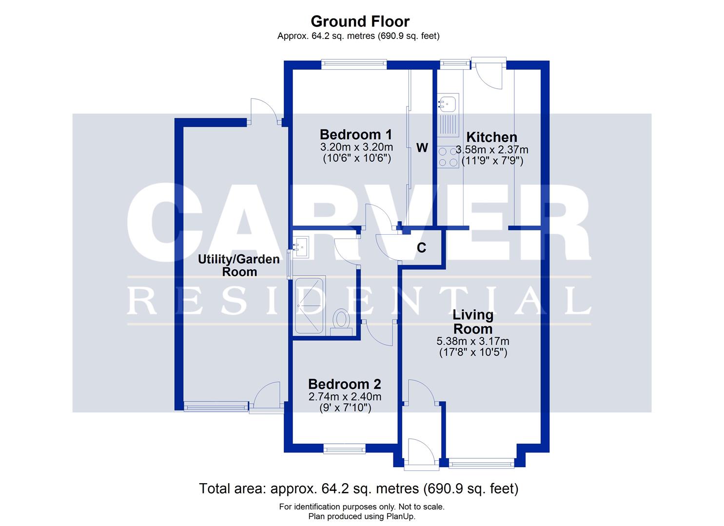 9, Cheviot Court, Darlington floorplan
