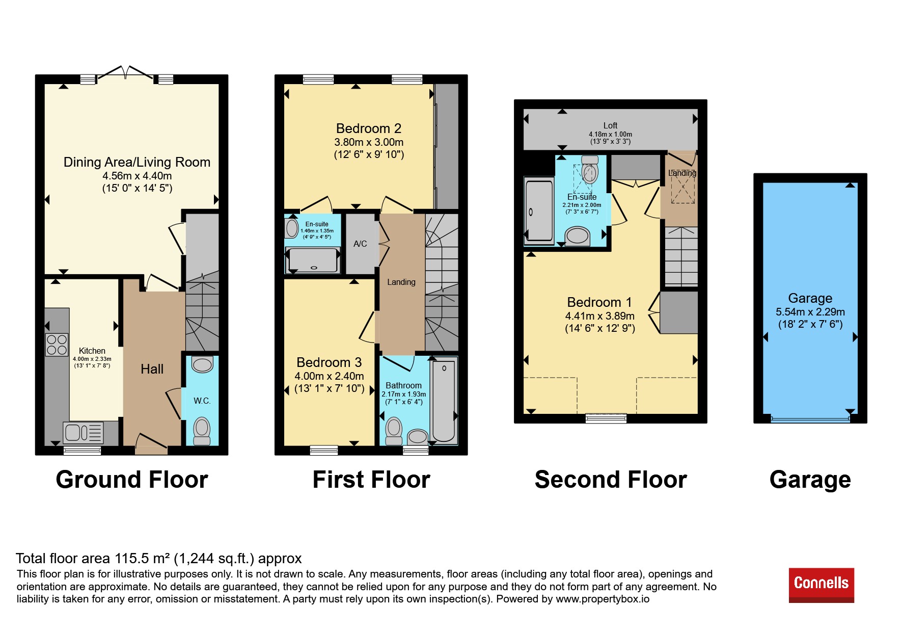 60, Longfellow Road, Stratford-Upon-Avon floorplan