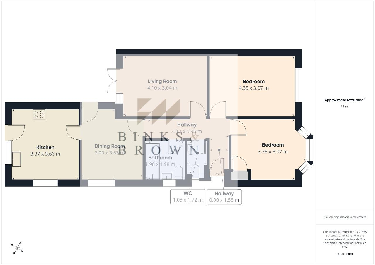 131, High Road, Grays floorplan