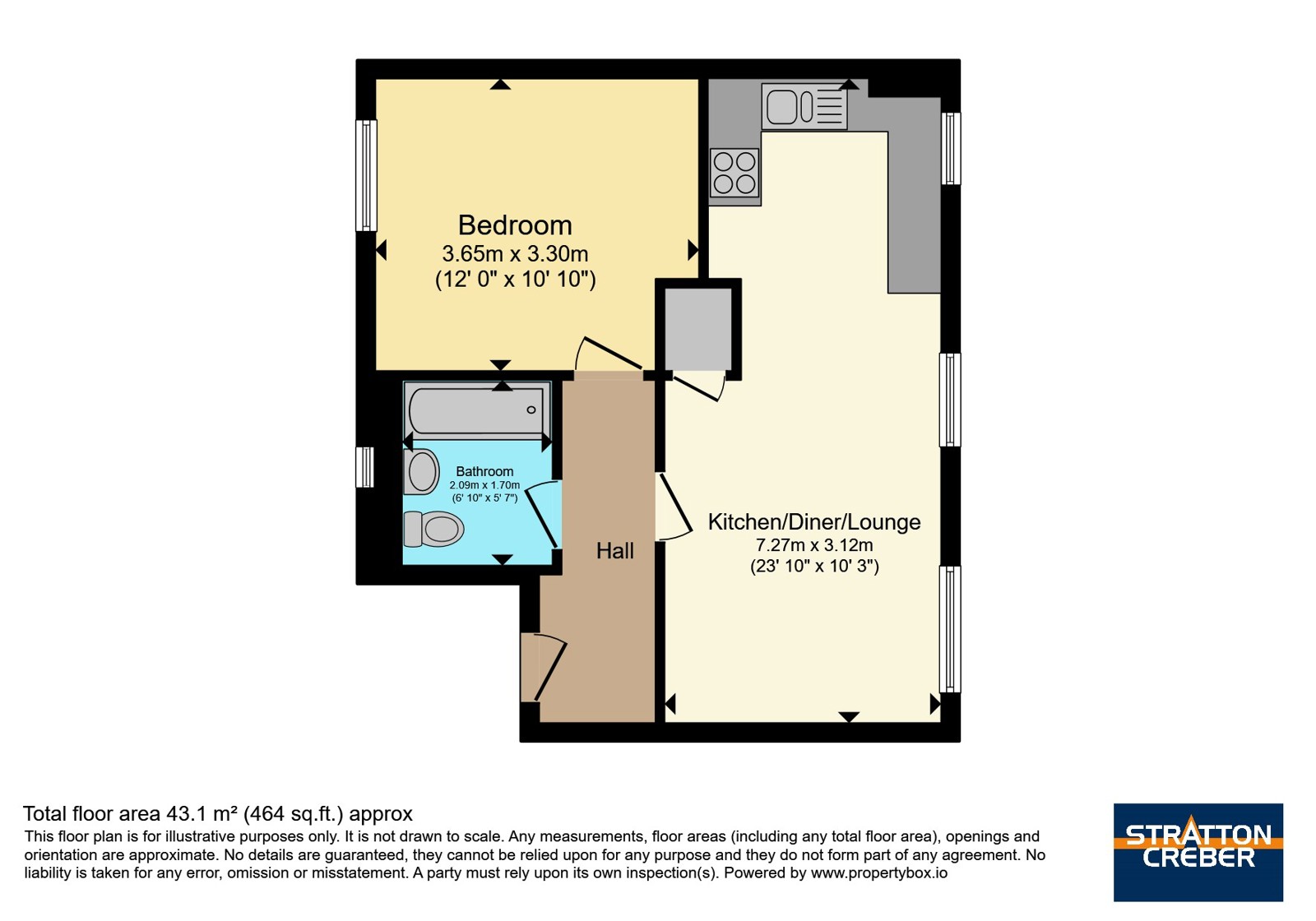 9 Basset Apartments,, Tredinnick Way, Redruth floorplan