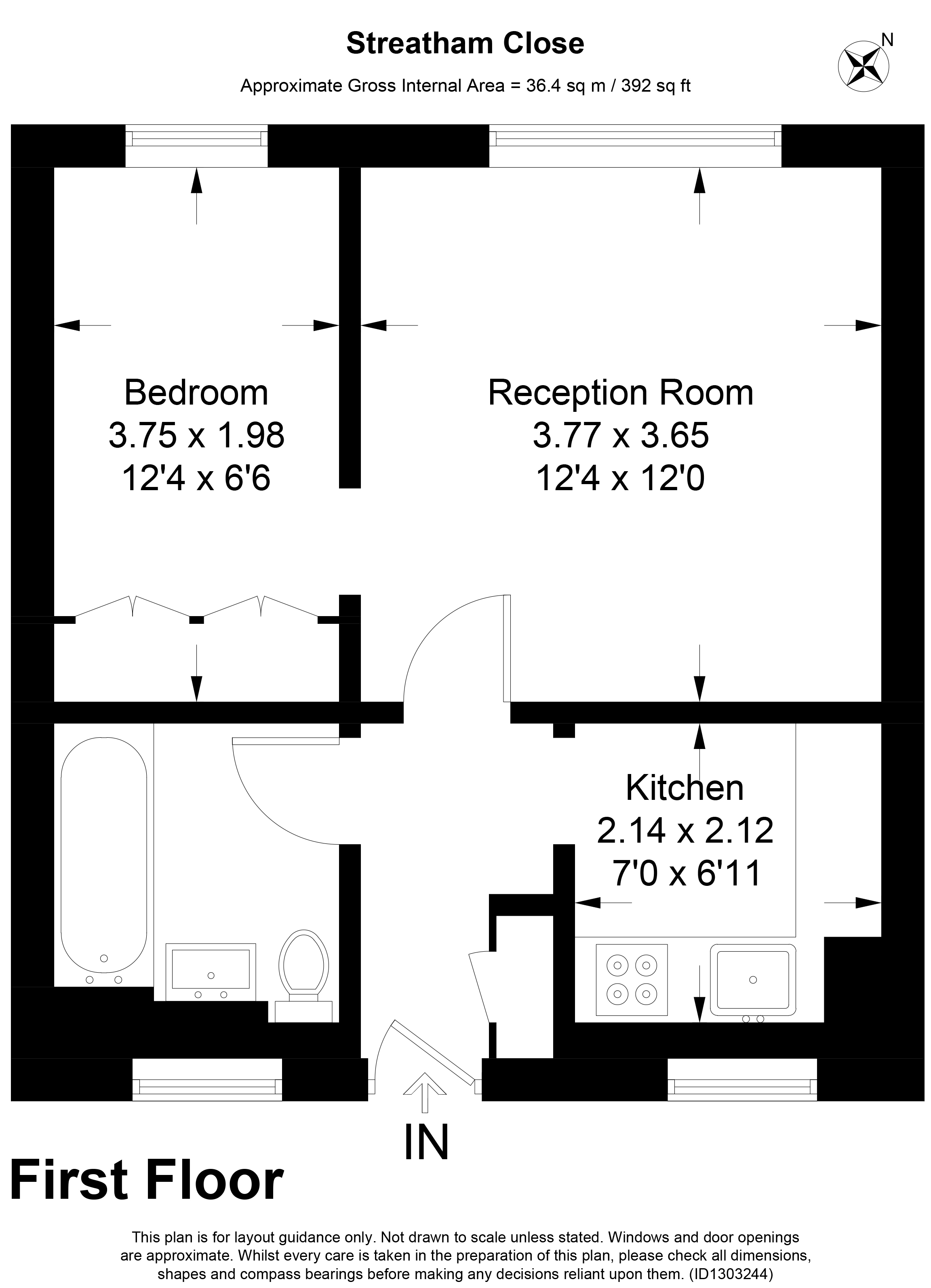 31, Streatham Close, Lambeth floorplan