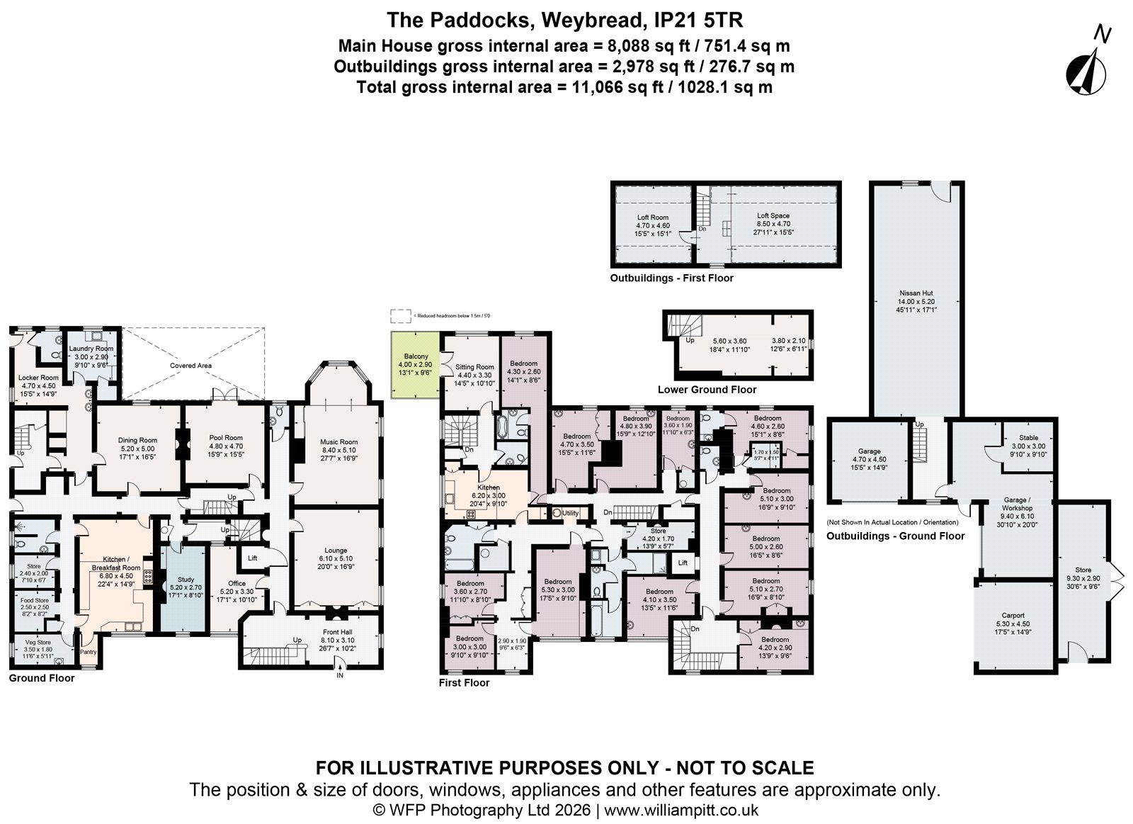 The Paddocks,, Church Road, Diss floorplan