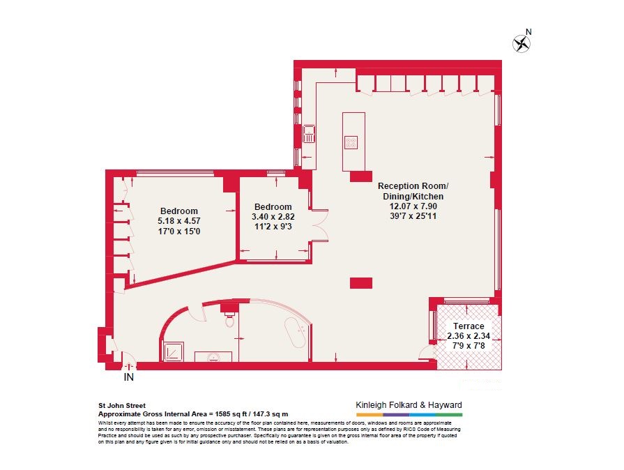 1 Bedrooms Flat to rent in St. John Street, London EC1V