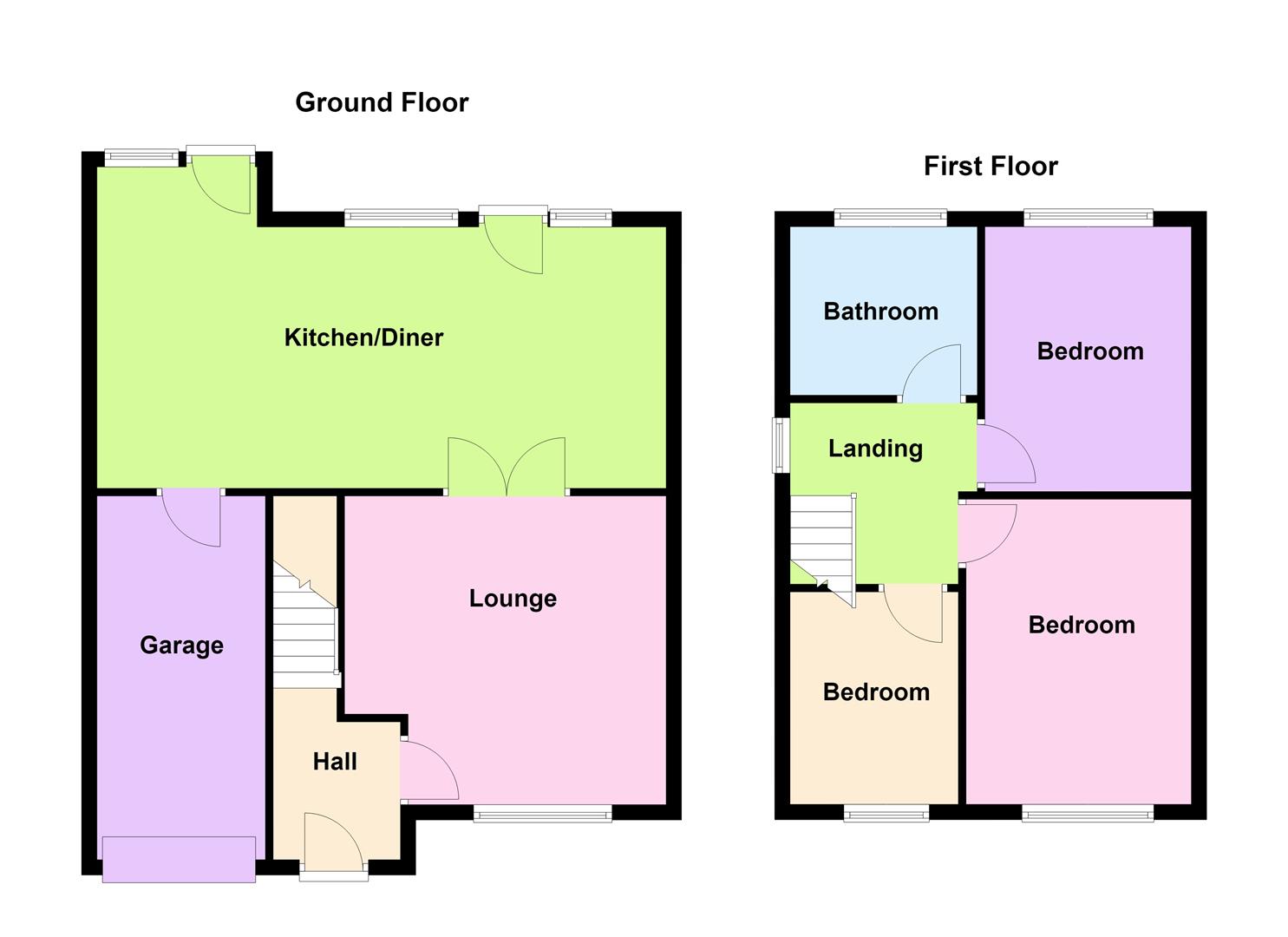 4, Burns Fold, Dukinfield floorplan