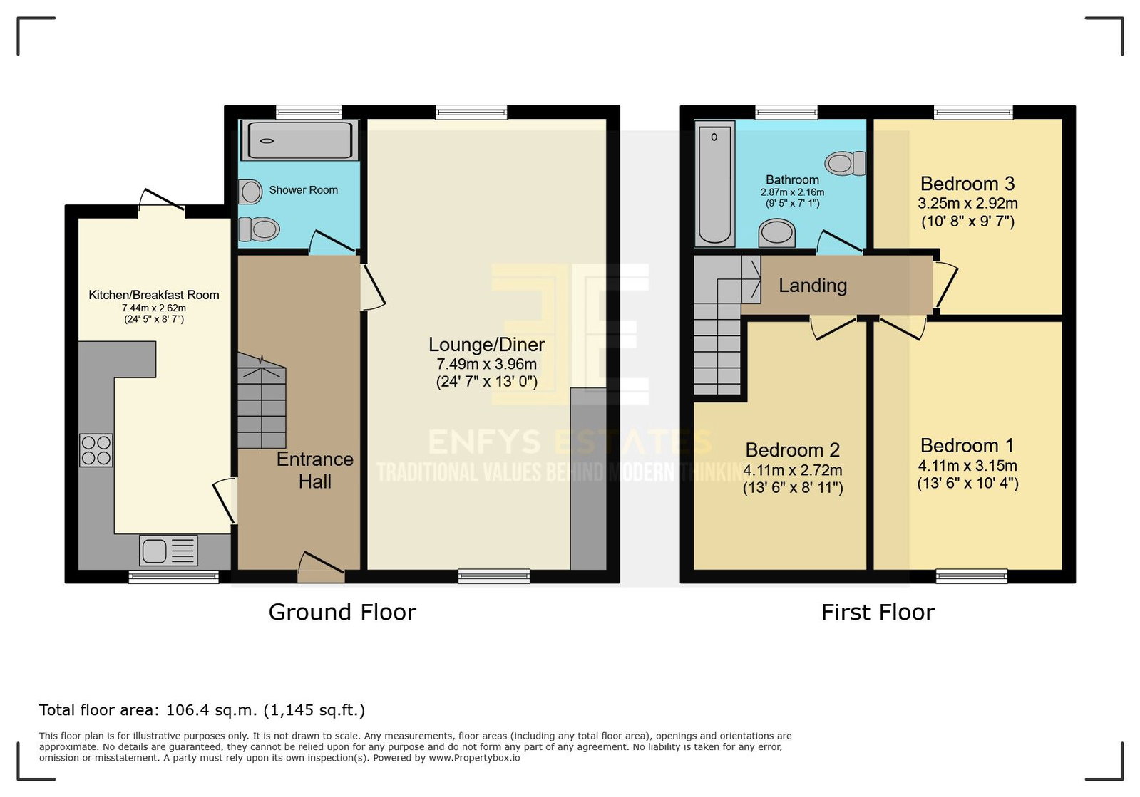 19, Maes Alltwen, Penmaenmawr floorplan