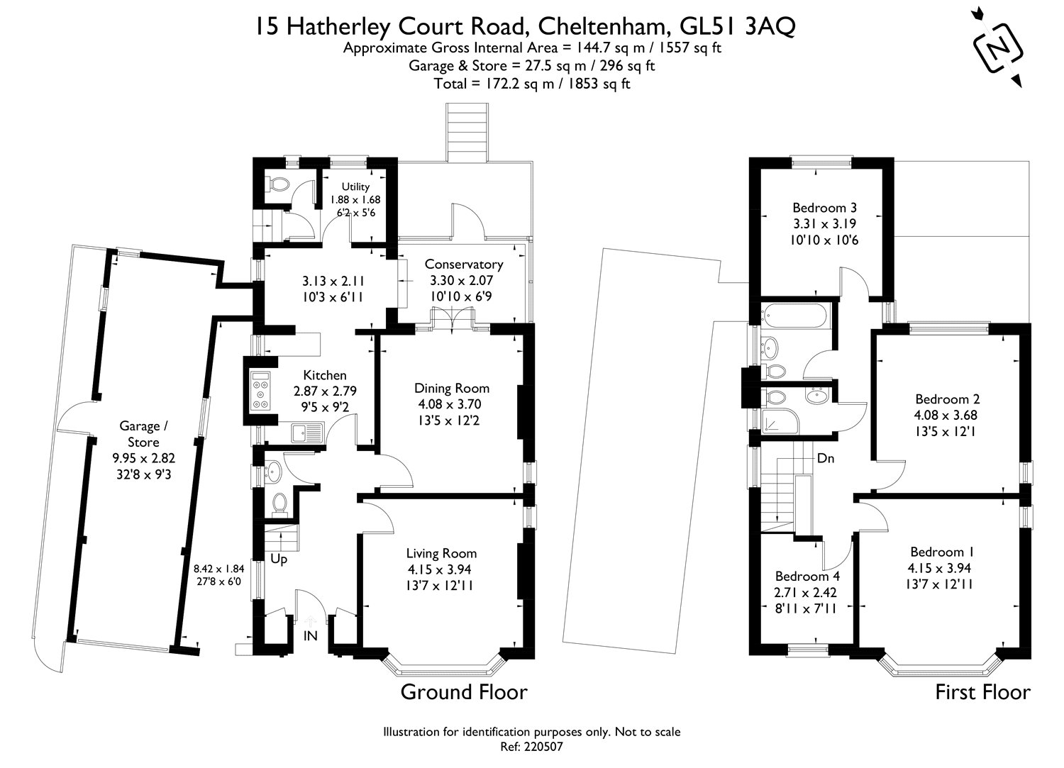 4 Bedrooms Detached house for sale in Hatherley Court Road, Cheltenham, Gloucestershire GL51