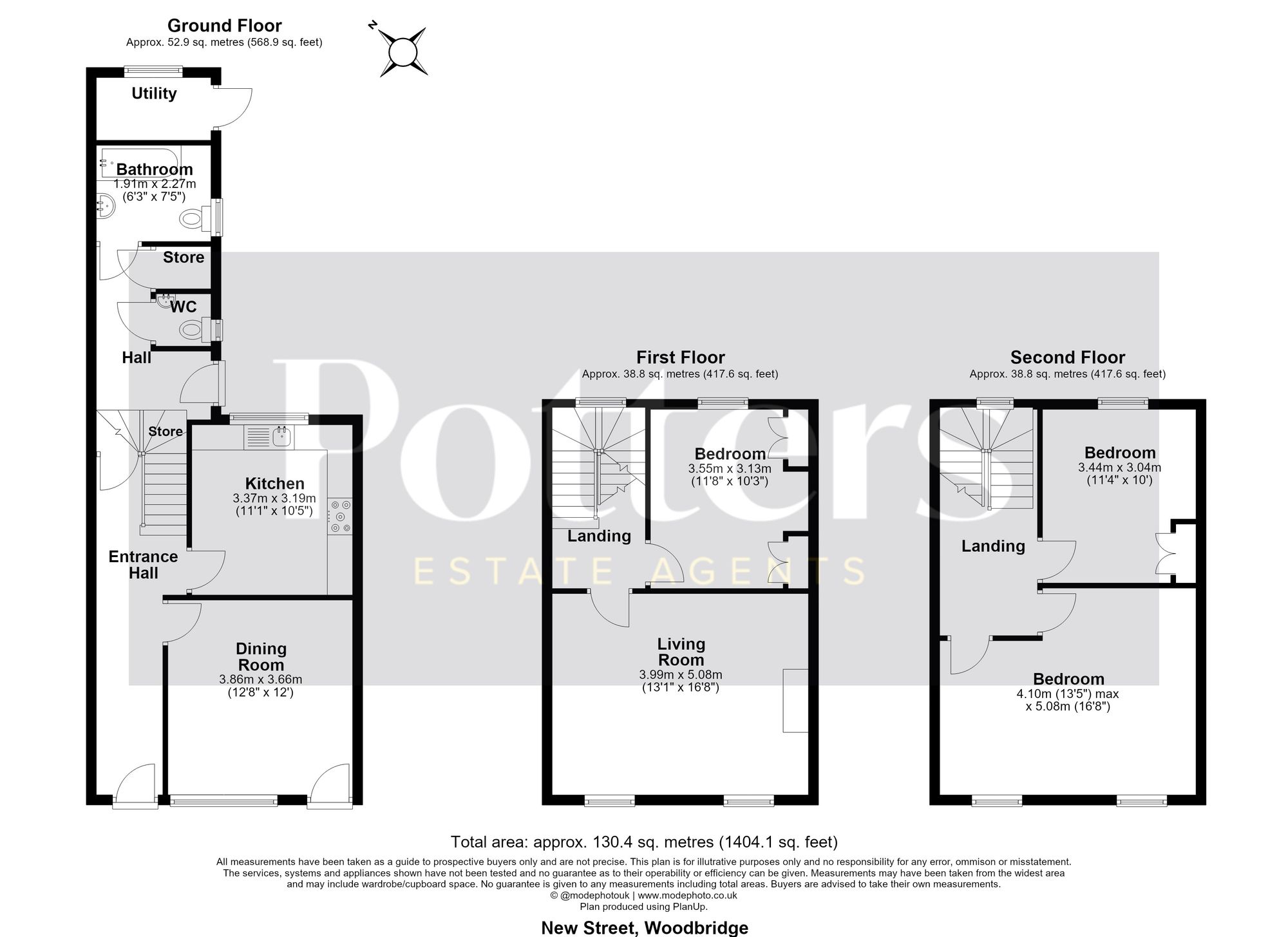 10 New Street, Woodbridge floorplan