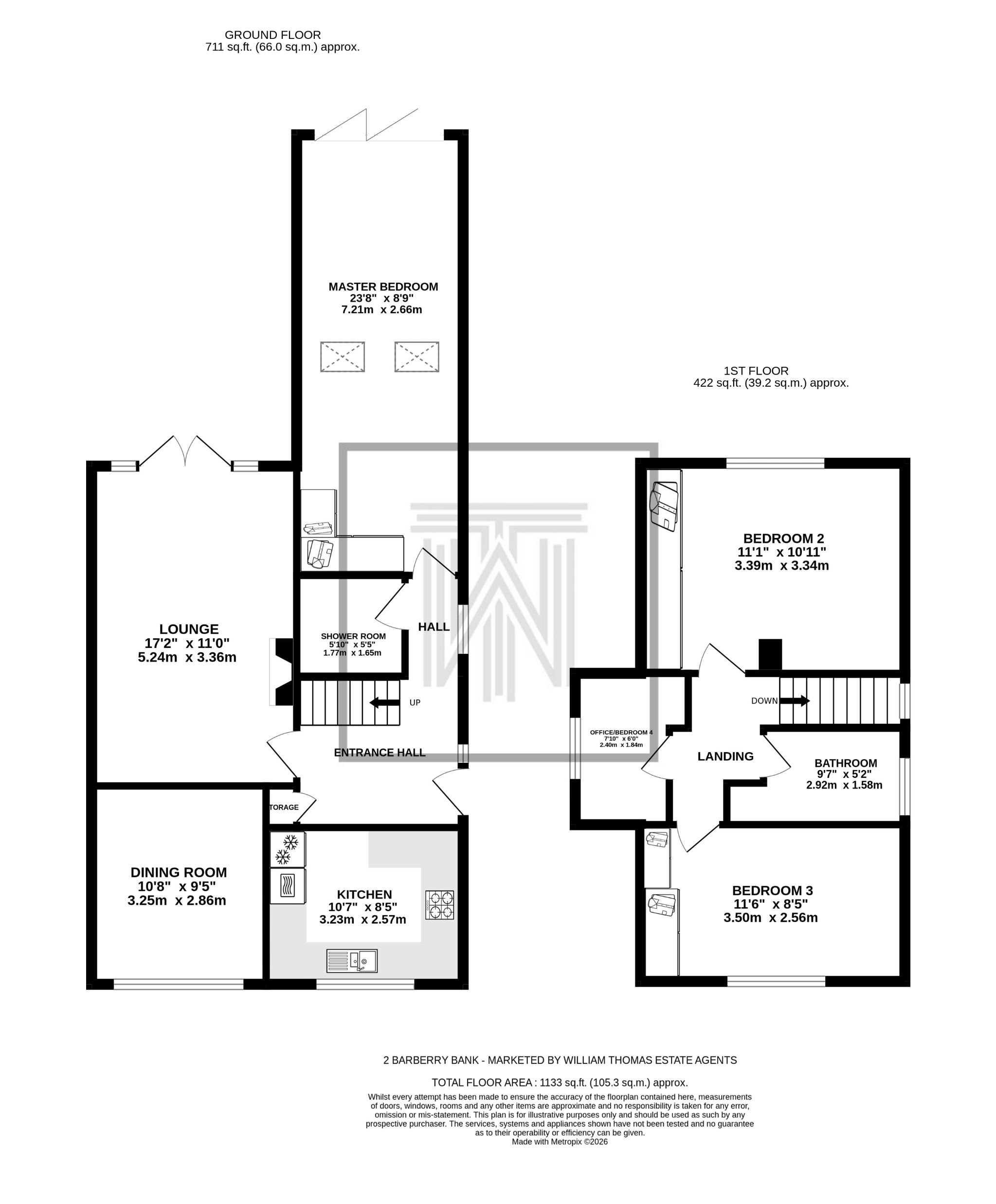 2 Barberry Bank, Bolton floorplan