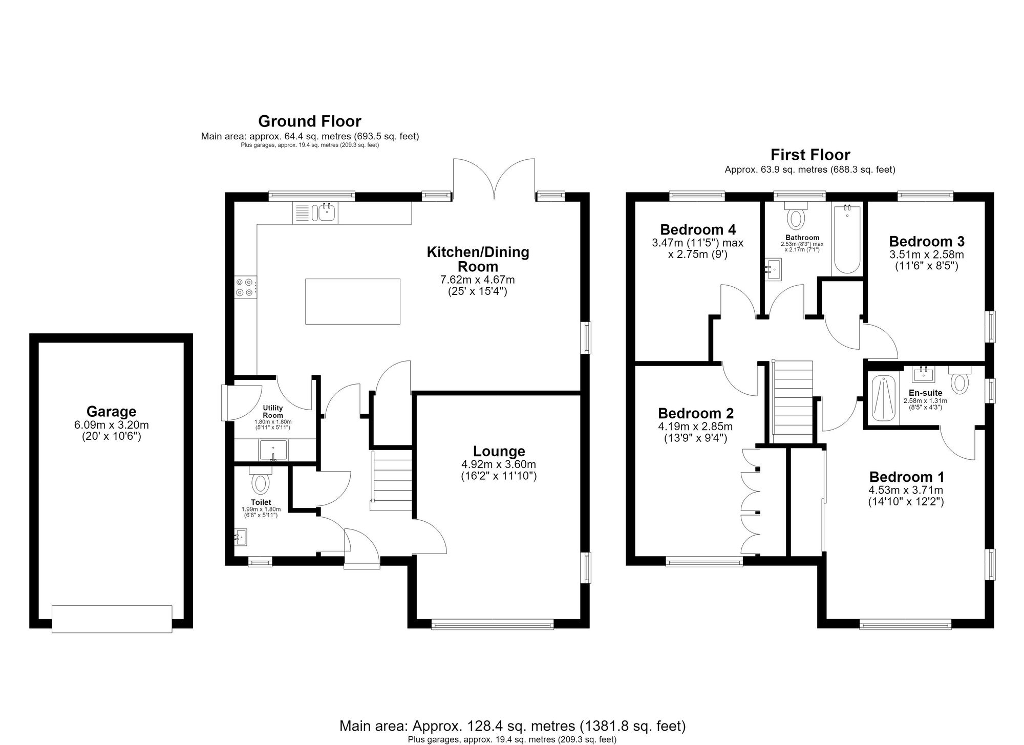9 Hampshire Road, Royston floorplan