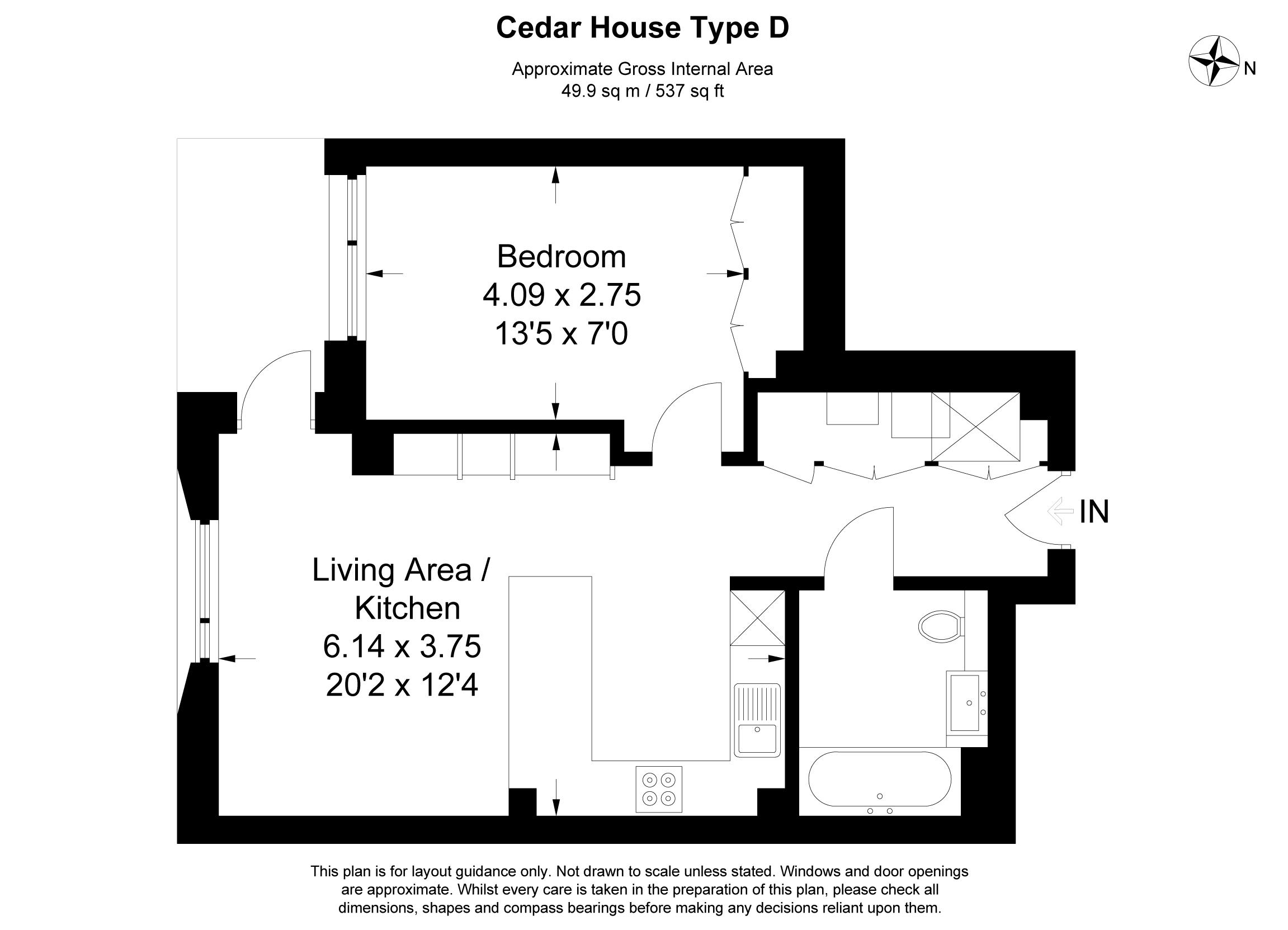 1 Bedrooms Flat to rent in Cedar House, Emerald Gardens, Wembley Park HA9