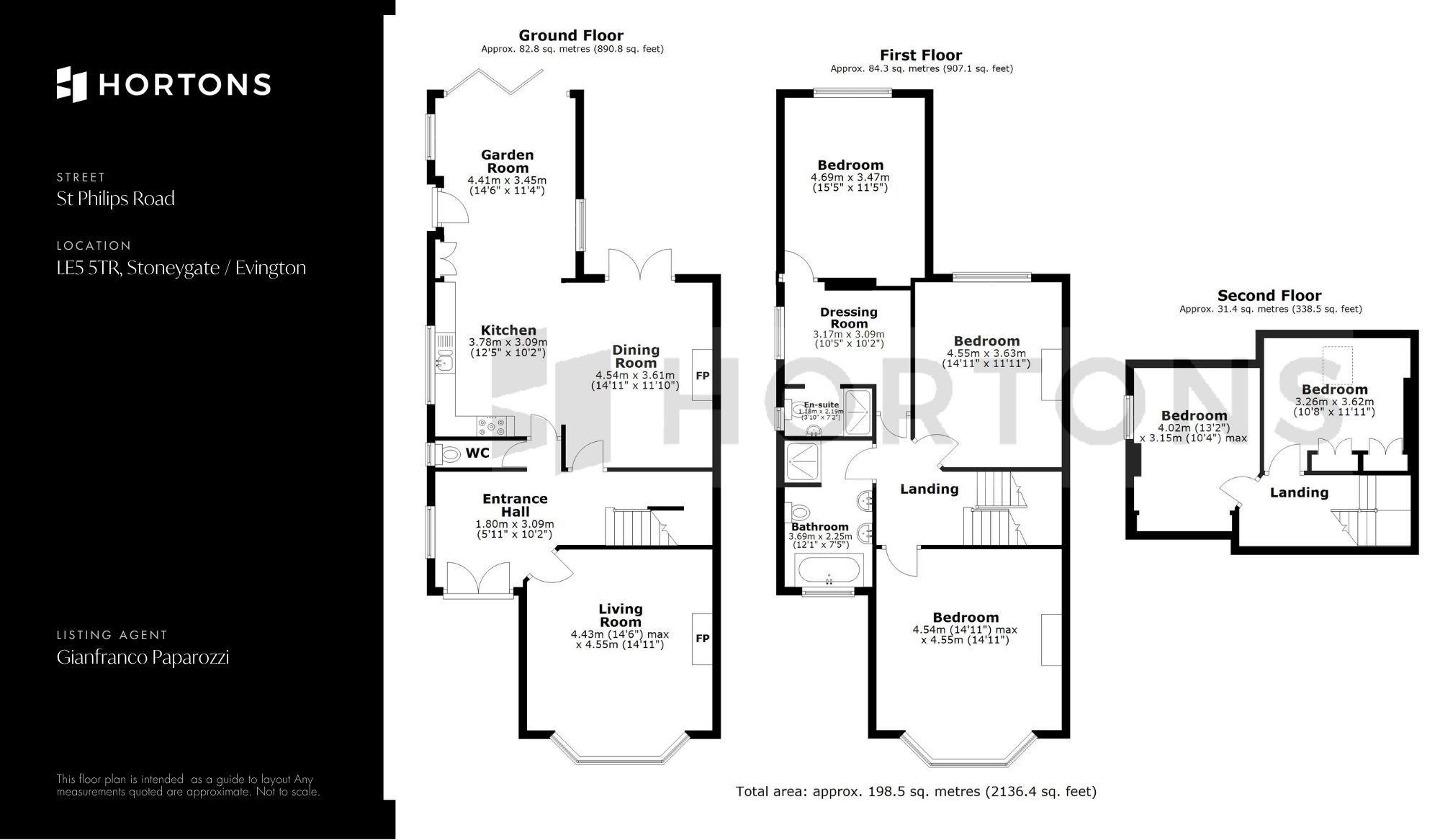 15 St. Philips Road, Leicester floorplan