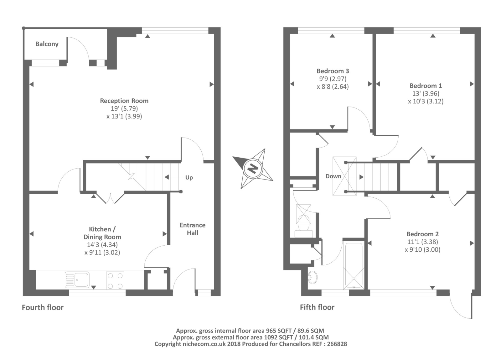 3 Bedrooms Flat to rent in Ivy Lodge, Notting Hill Gate W11