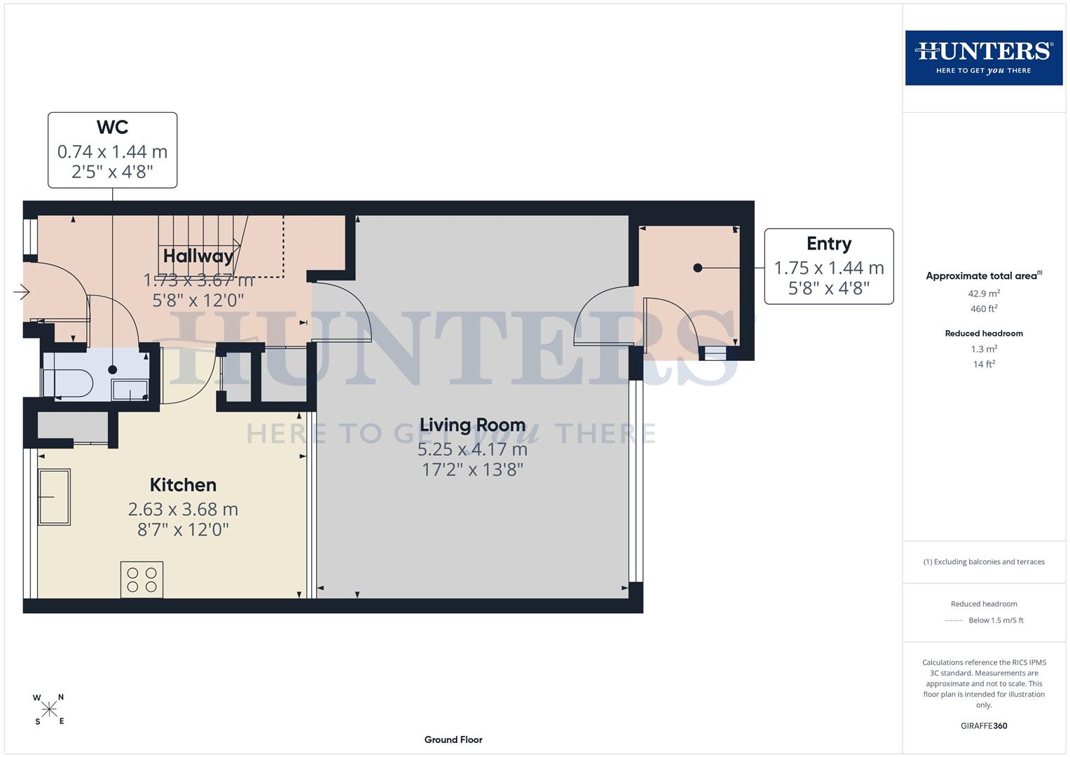 1, Dunelm Walk, Consett floorplan