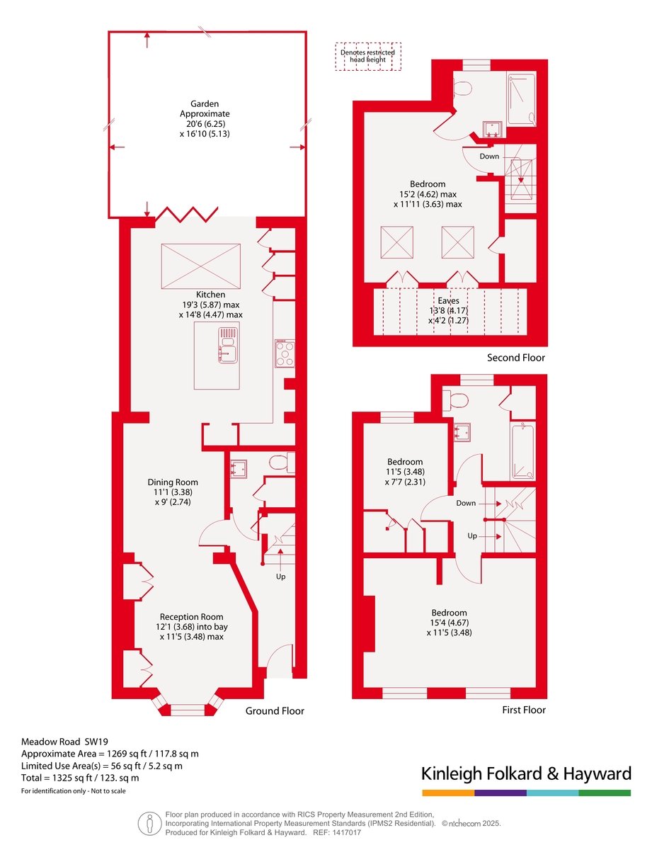 37, Meadow Road, London floorplan