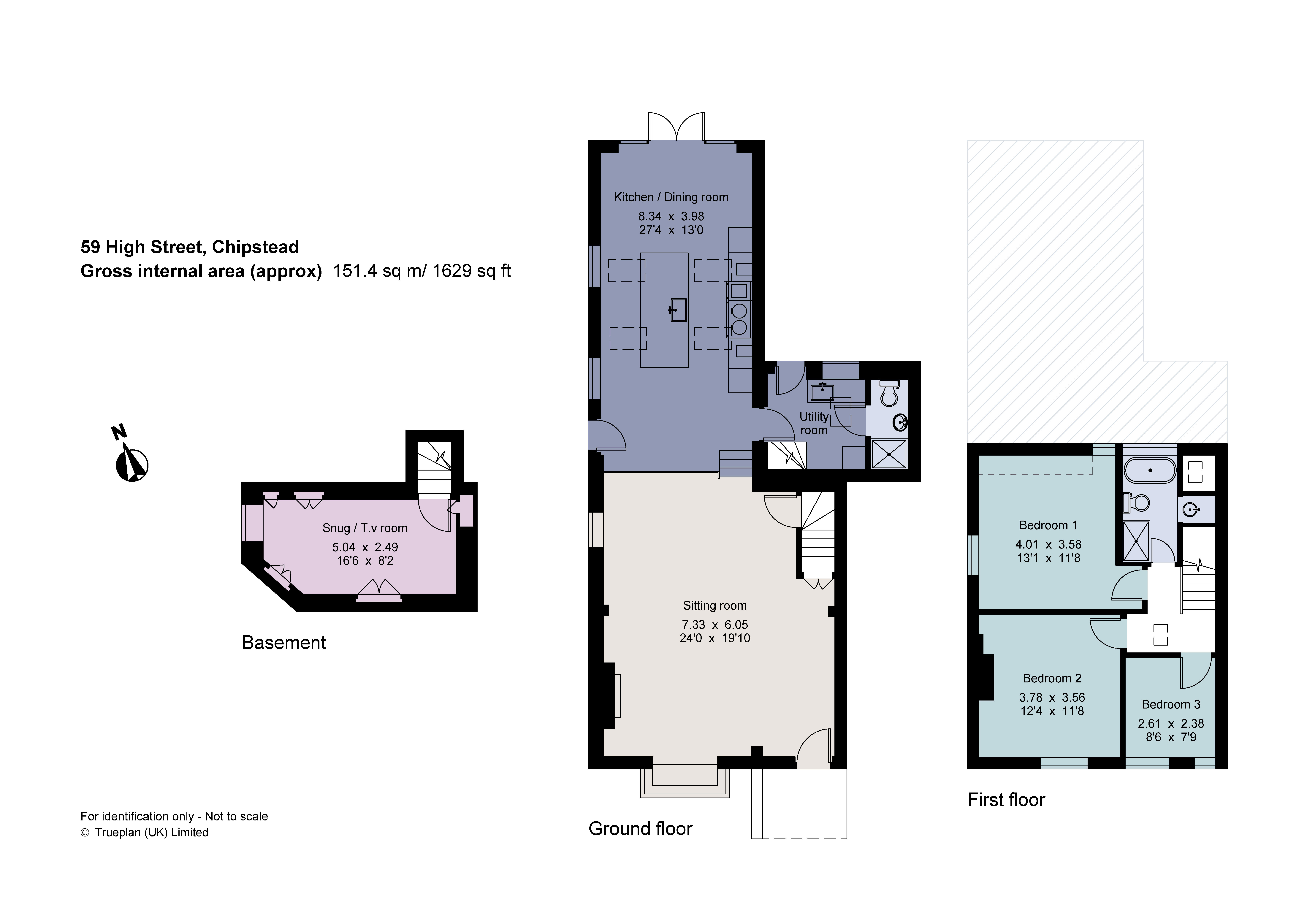 High Street, Chipstead, Sevenoaks, Kent TN13, 3 bedroom semidetached