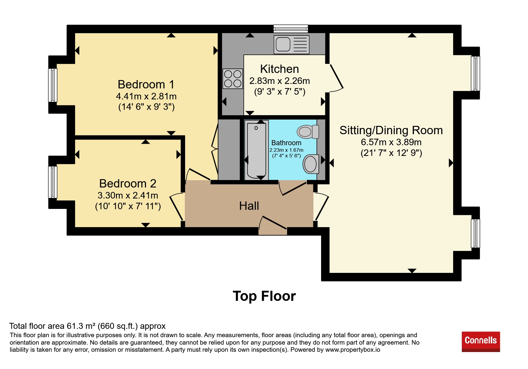 39, Brittain Lane, Warwick floorplan
