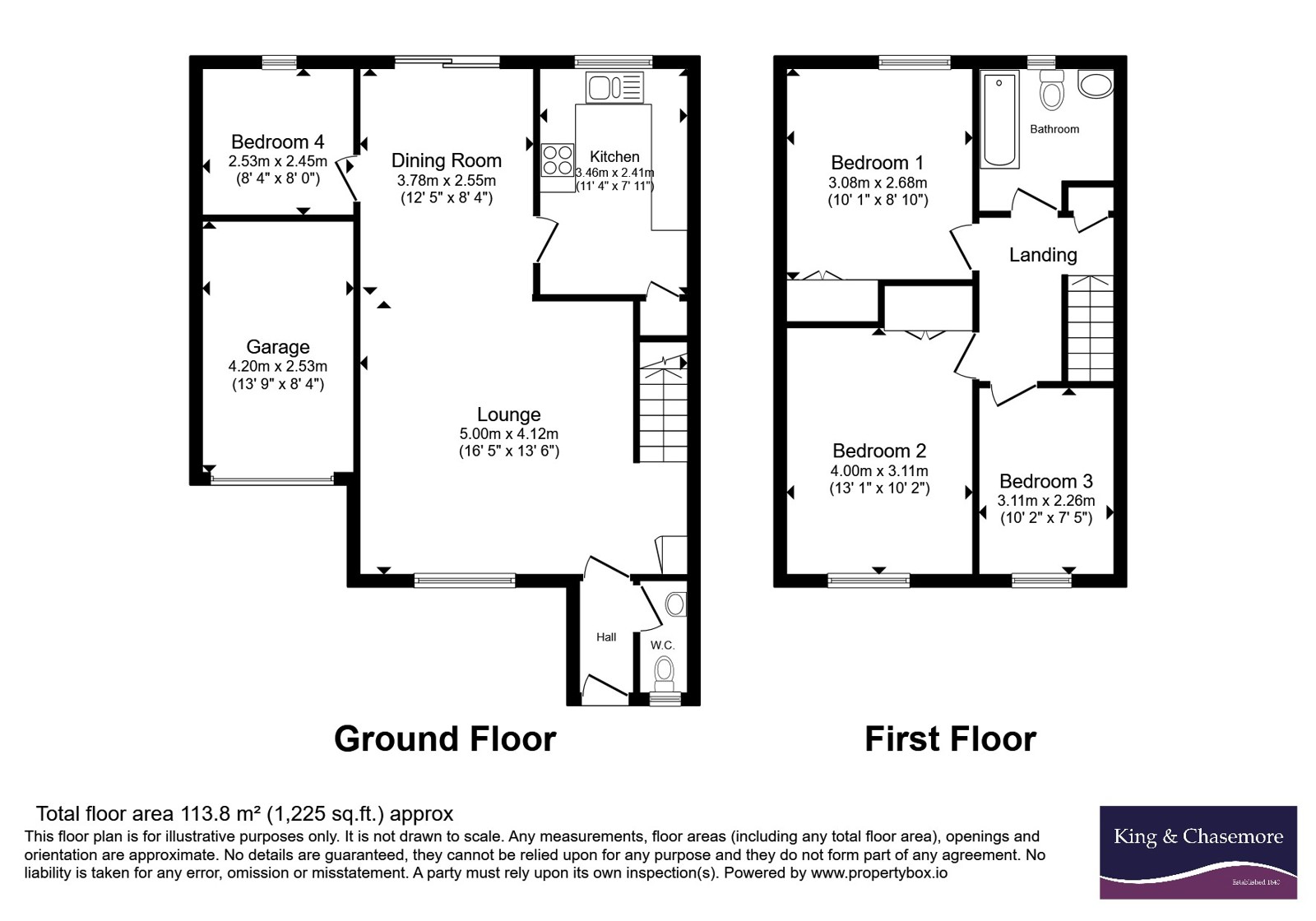 28, Swan Close, Pulborough floorplan