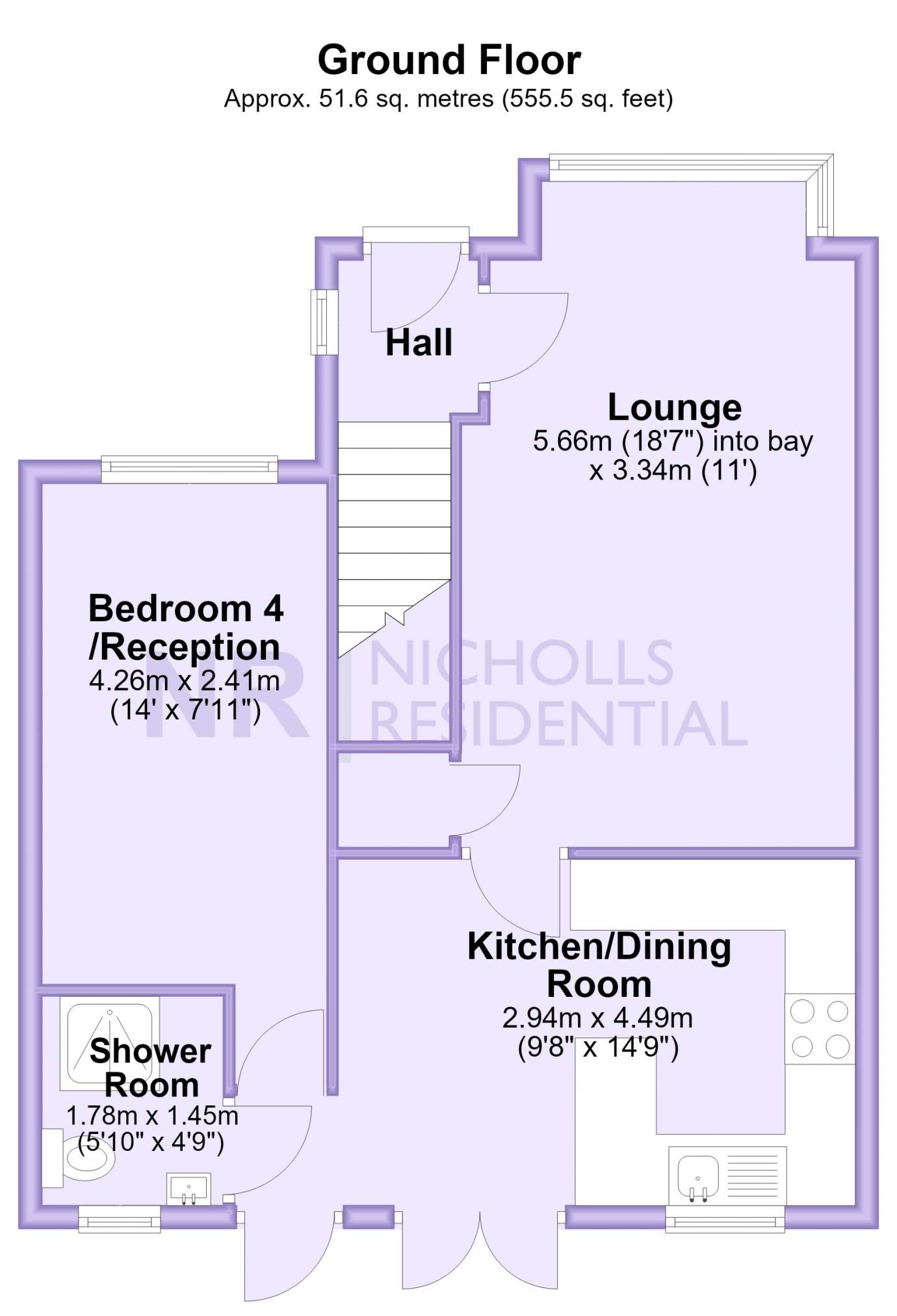 Coppard Gardens, Chessington floorplan