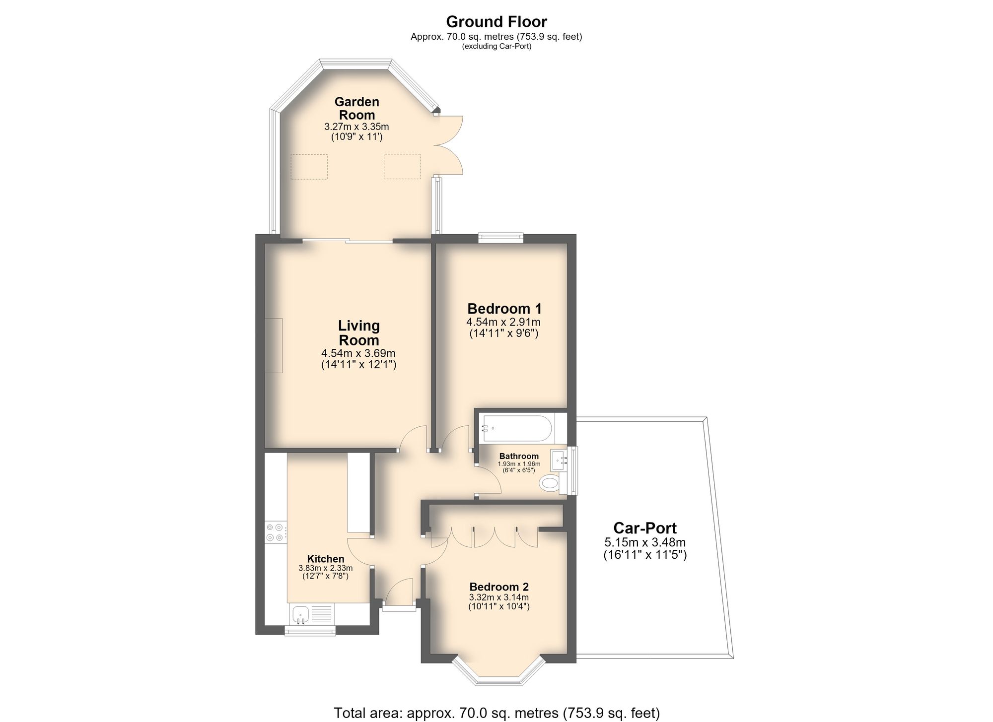30 Highland Road, Chesterfield floorplan