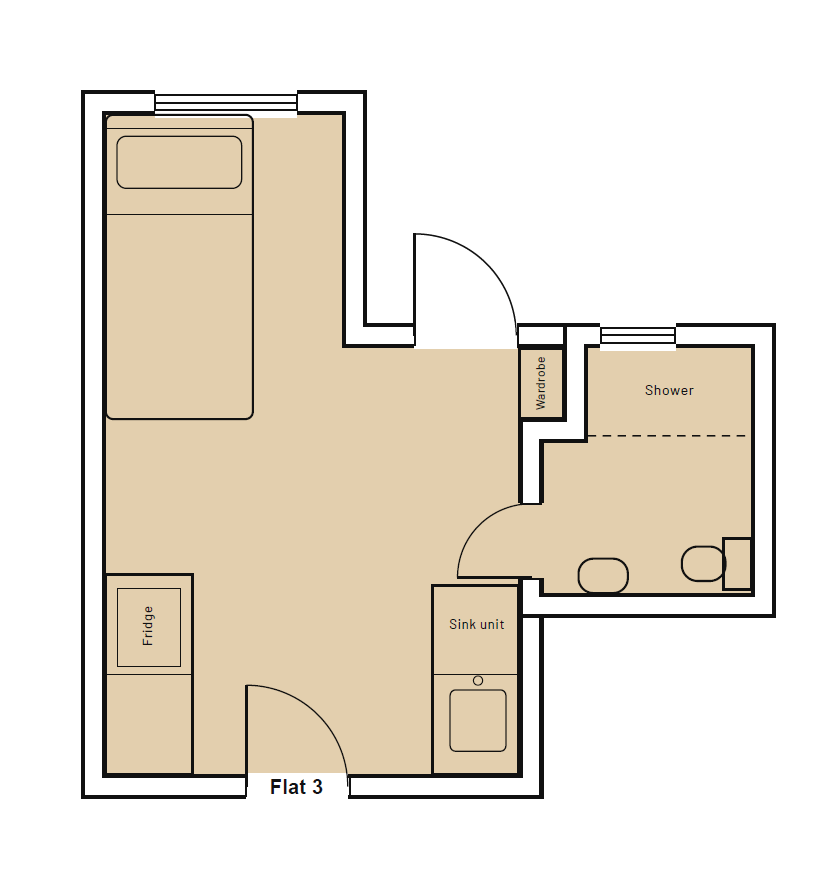 Flat 3, 8 The Grove, Greenford floorplan