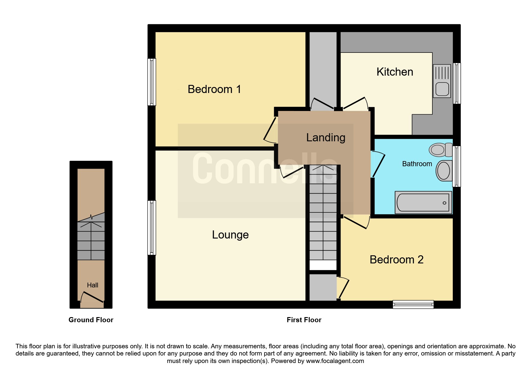 Flat 8, Ridgeway Court, Bentley Road North, Walsall floorplan