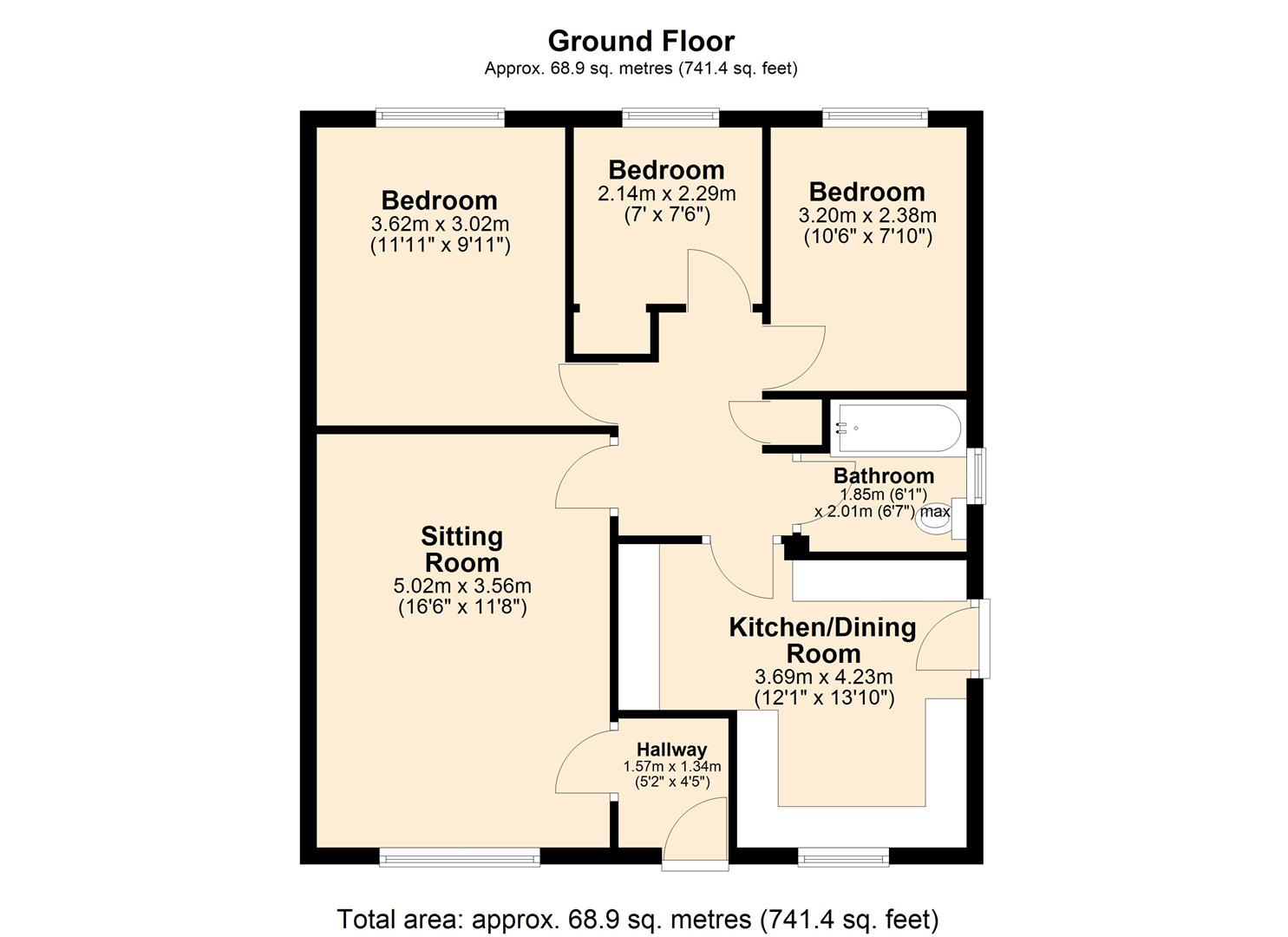 78, Douglas Street, Manchester floorplan