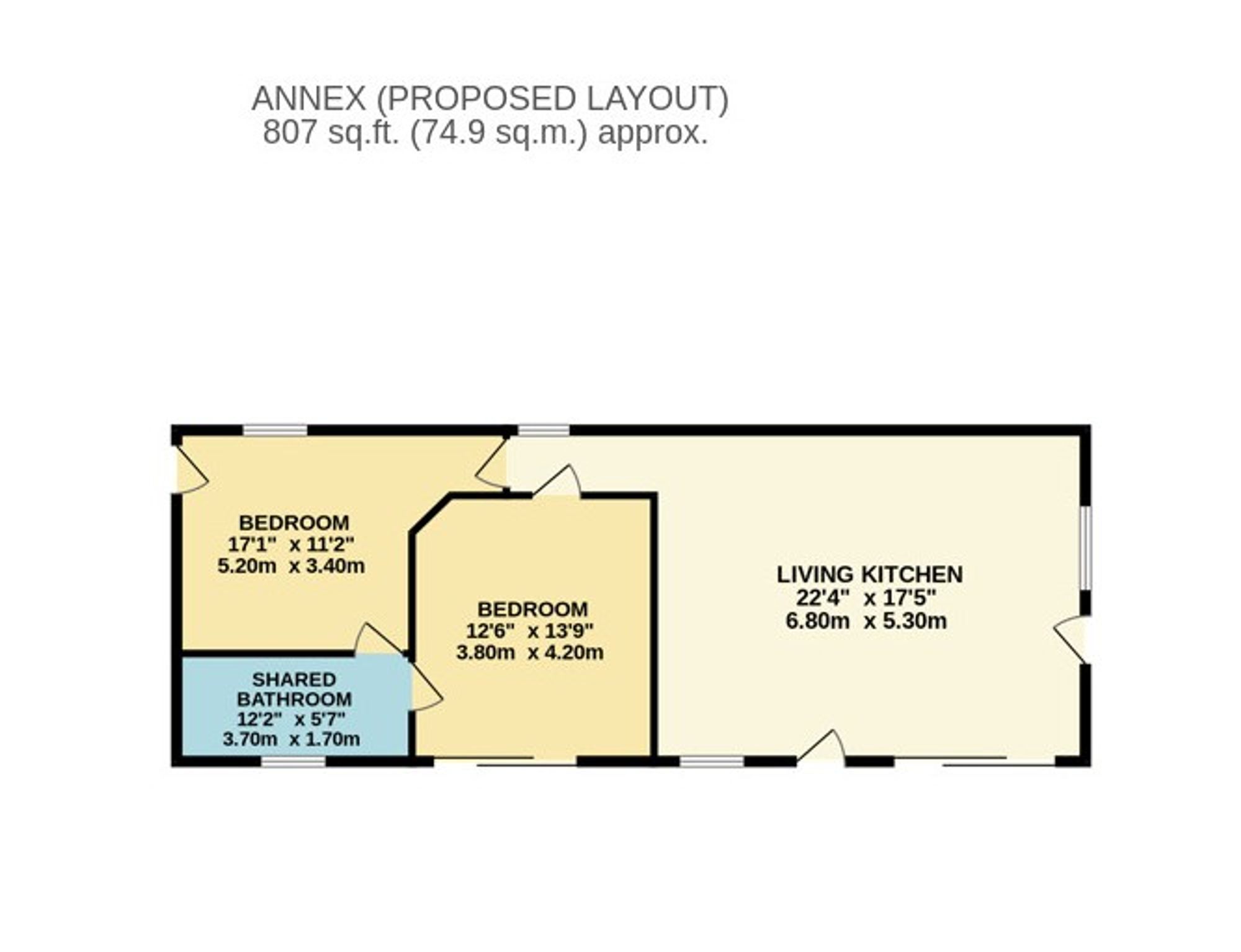 Marston Grange Tockwith Road, York floorplan