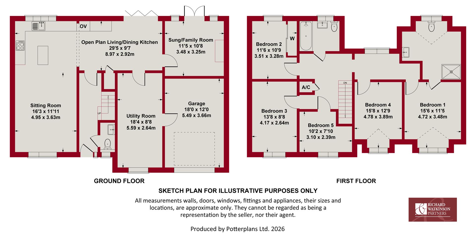 7, Castle Close, Bottesford floorplan