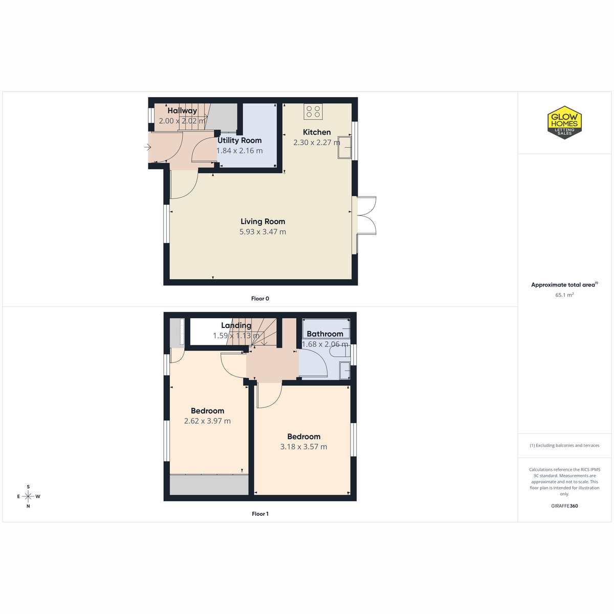54, Auchenkist Place, Kilwinning floorplan