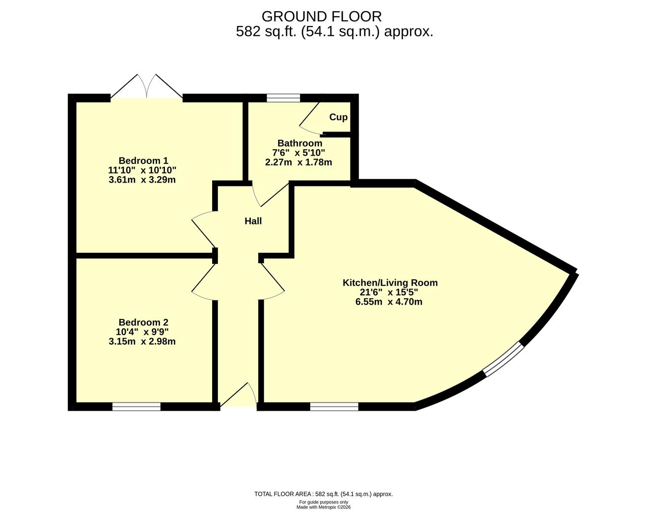 1, Olympian Way, Cullompton floorplan