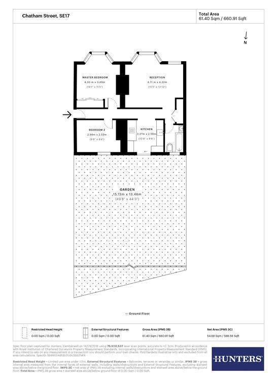 2 Bedrooms Flat to rent in Chatham St, London SE17