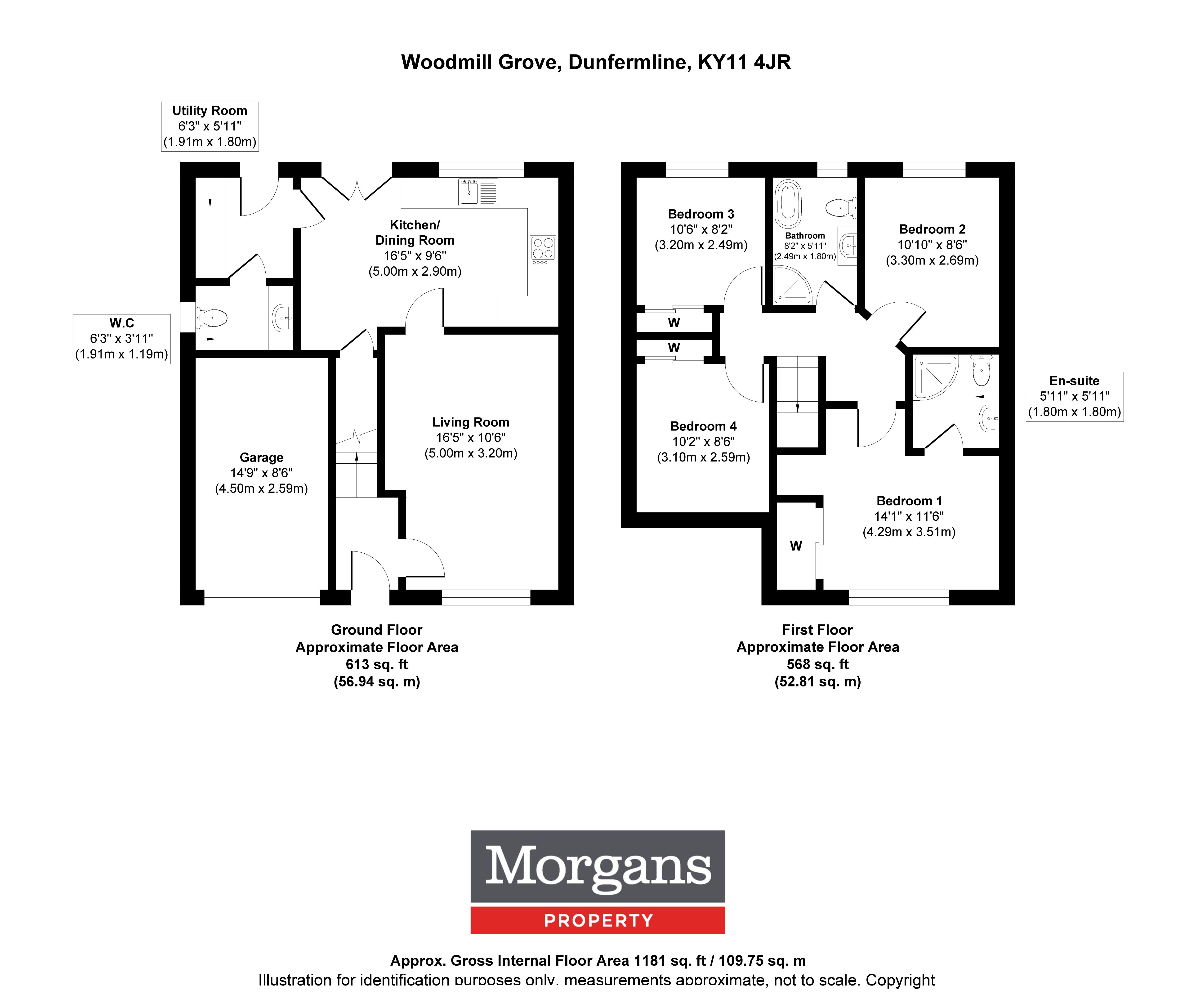 40, Woodmill Grove, Dunfermline floorplan