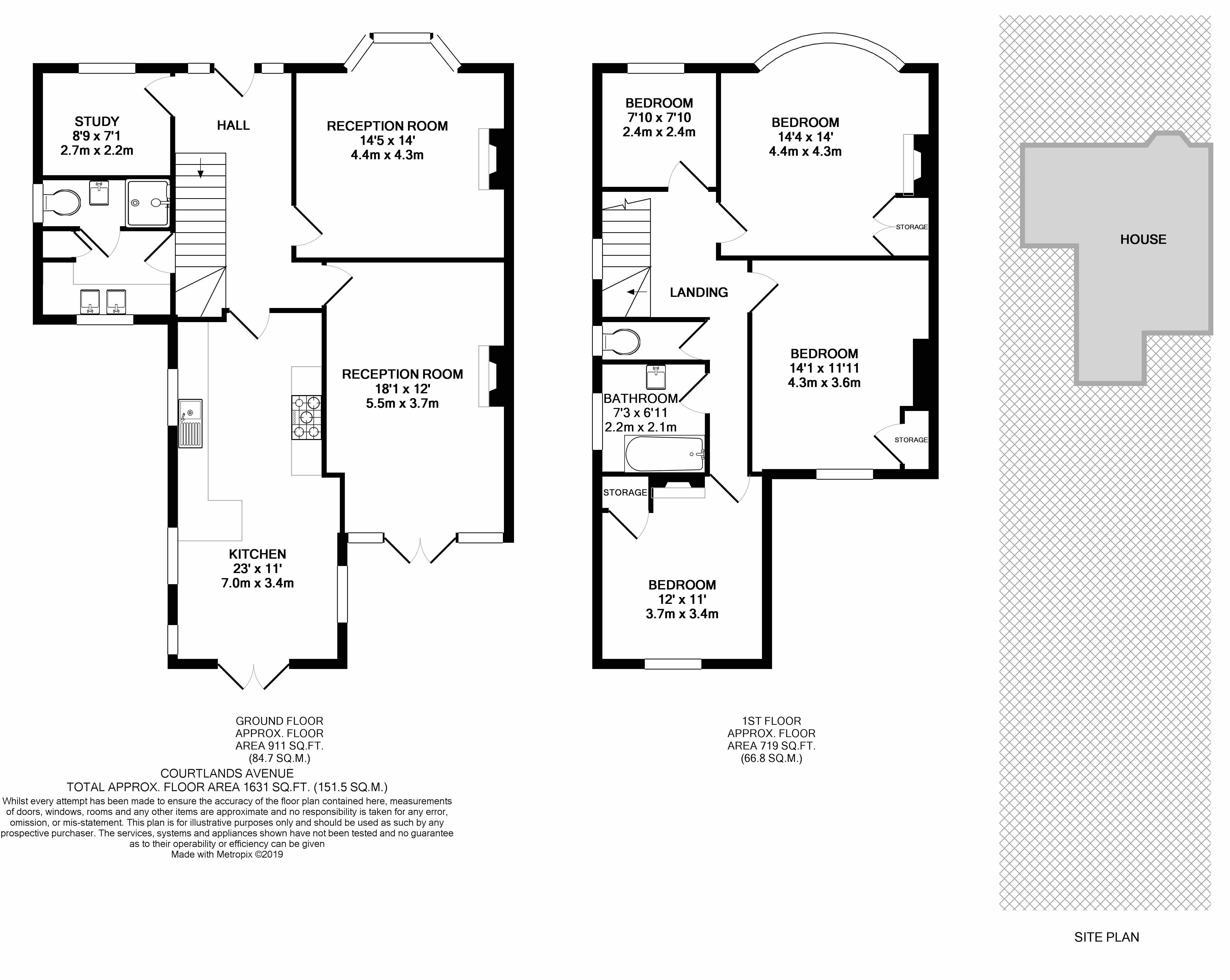 4 Bedrooms Semi-detached house to rent in Courtlands Avenue, Hampton TW12