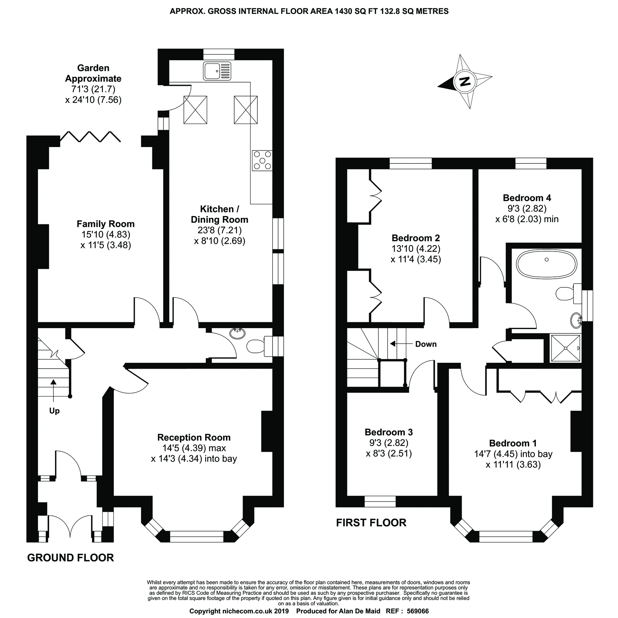 Minster Road, Bromley BR1, 4 bedroom semidetached house for sale